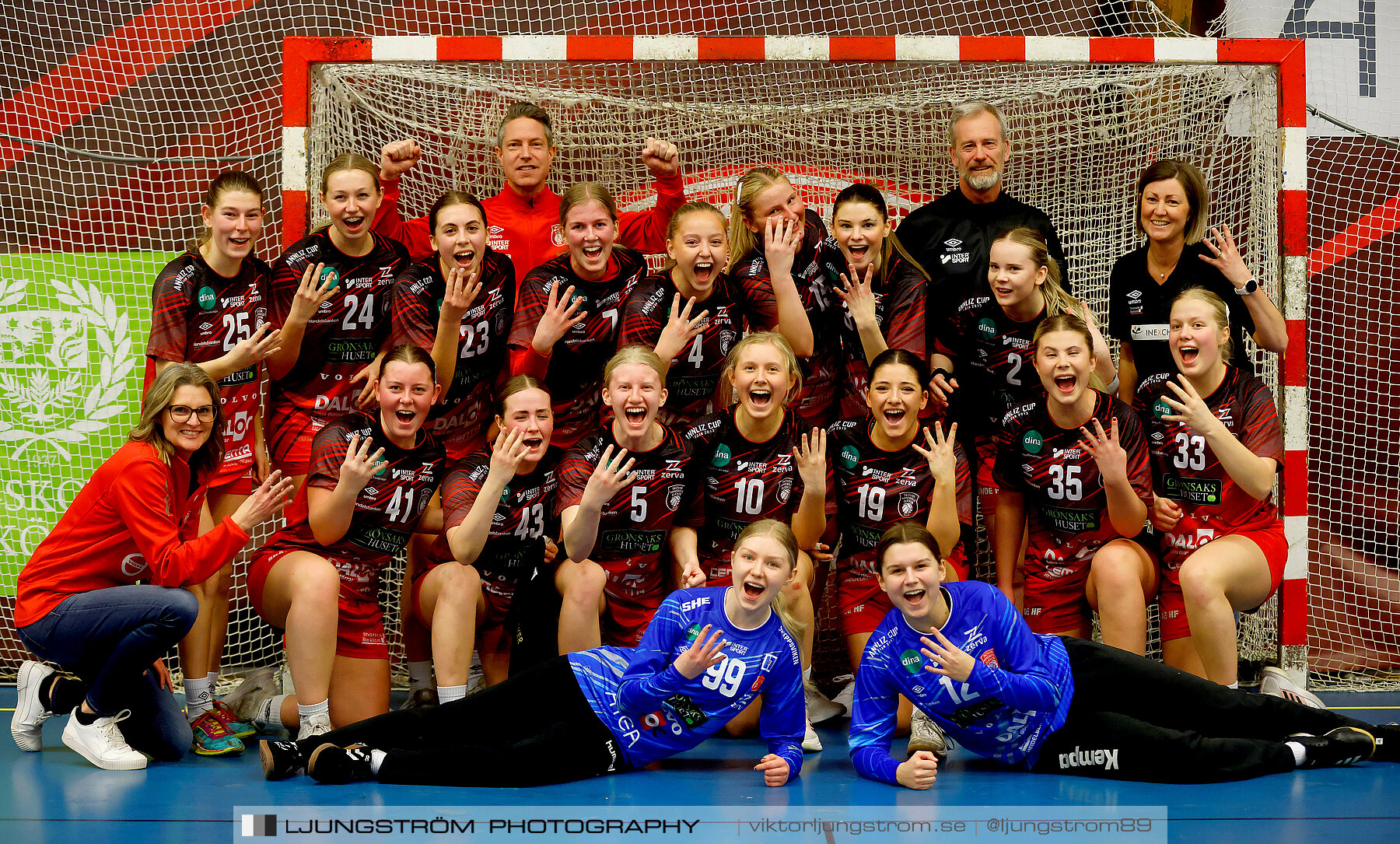 USM F16 Steg 3 Skövde HF Röd F05-HK Lidköping 40-22,dam,Skövde Idrottshall,Skövde,Sverige,Ungdoms-SM,Handboll,2022,273348