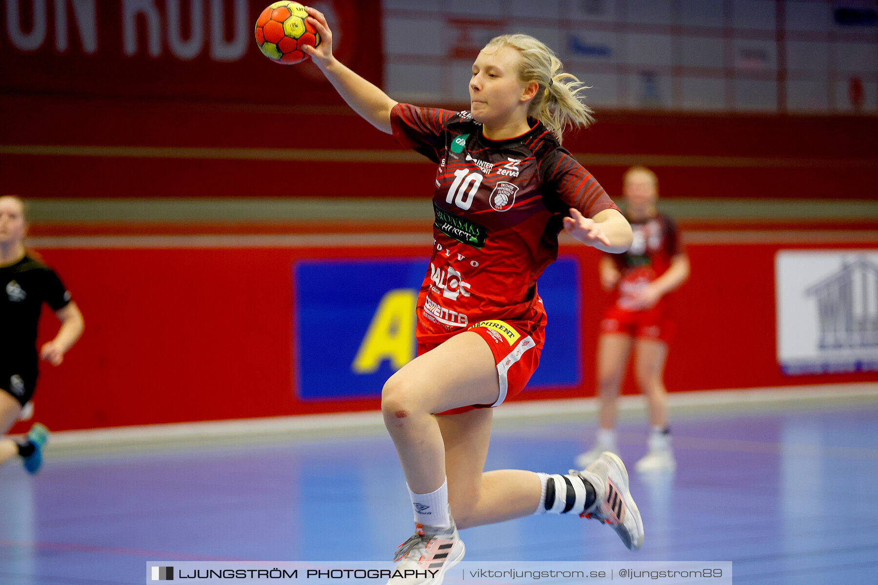 USM F16 Steg 3 Skövde HF Röd F05-HK Lidköping 40-22,dam,Skövde Idrottshall,Skövde,Sverige,Ungdoms-SM,Handboll,2022,273350