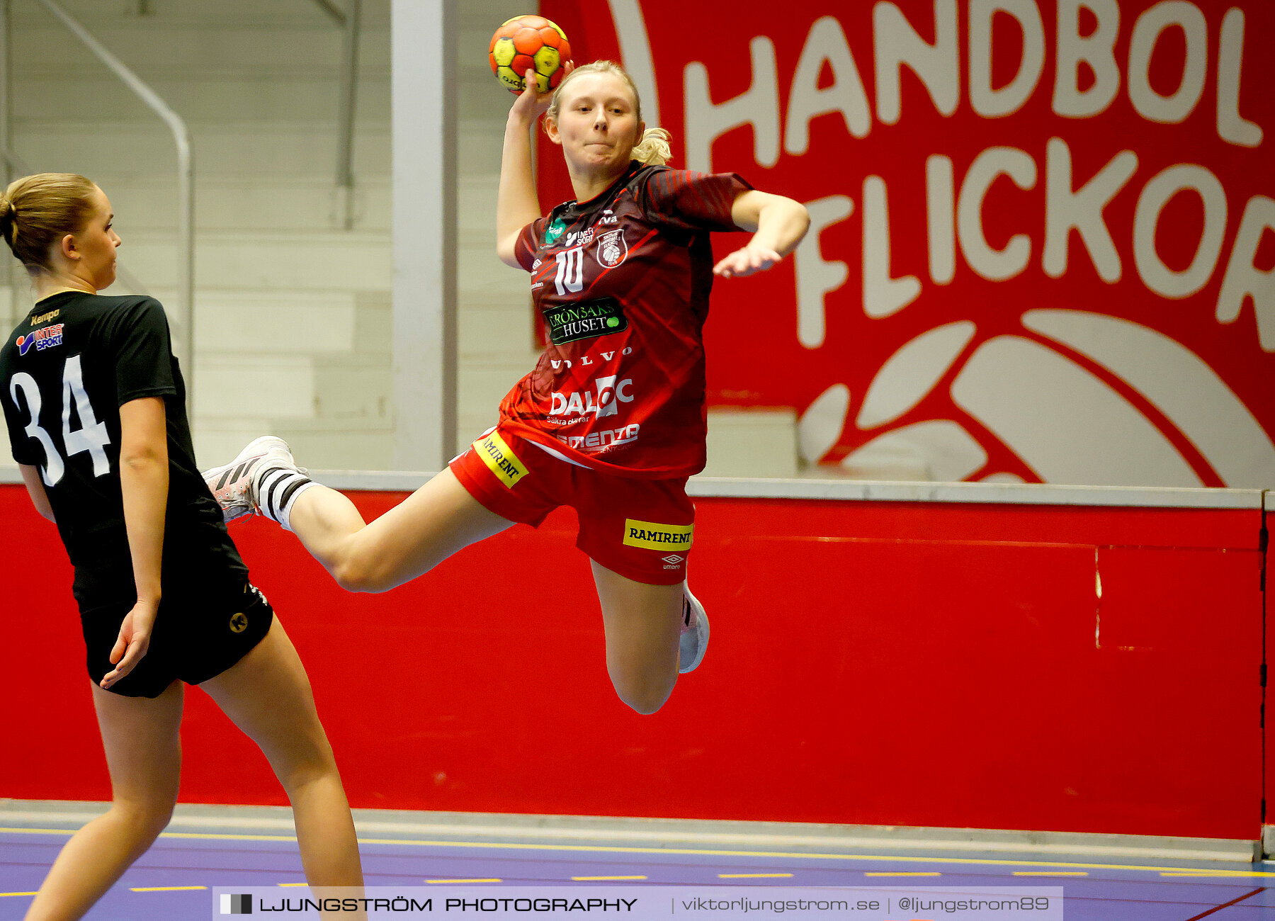 USM F16 Steg 3 Skövde HF Röd F05-HK Lidköping 40-22,dam,Skövde Idrottshall,Skövde,Sverige,Ungdoms-SM,Handboll,2022,273364