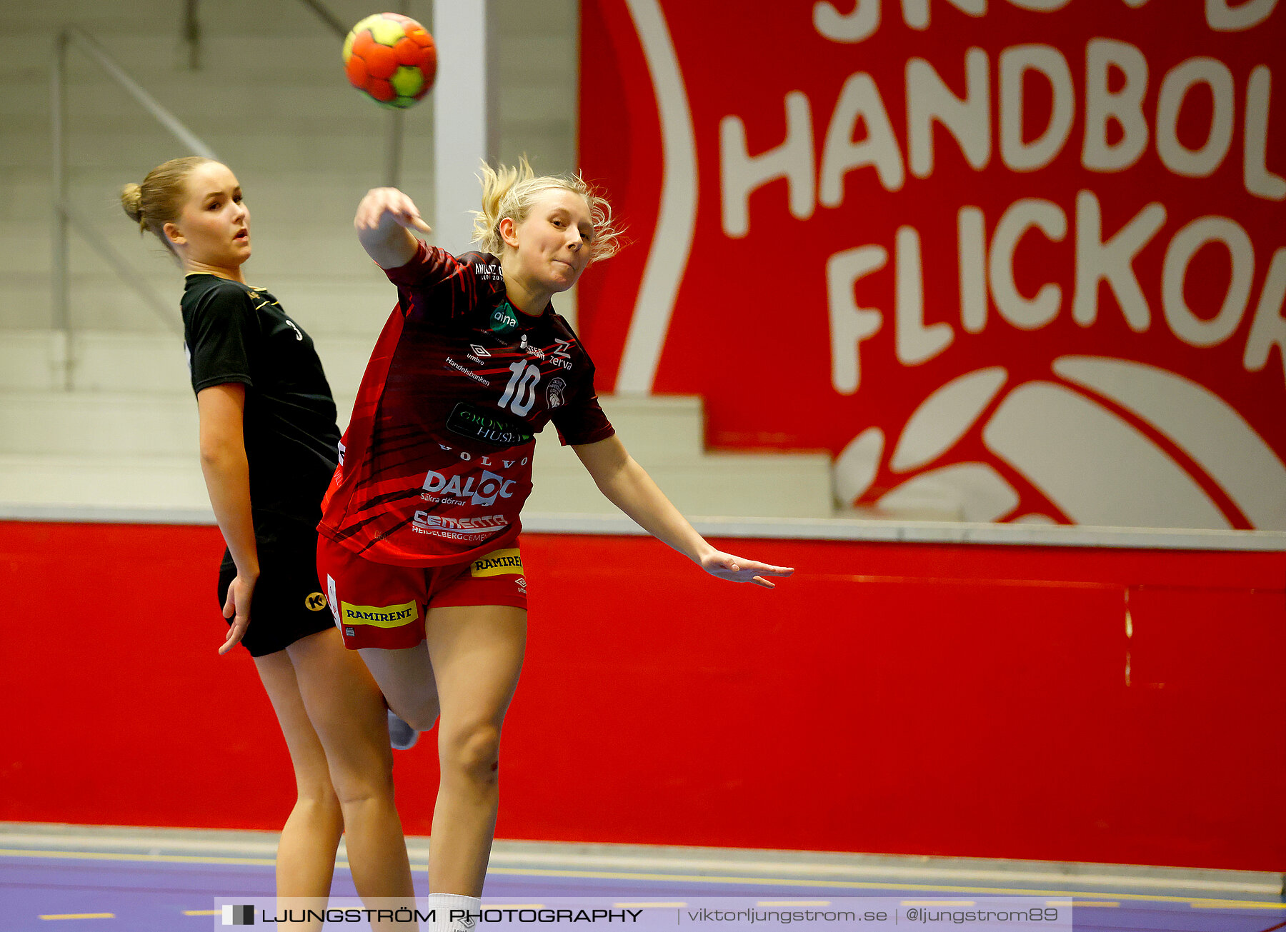 USM F16 Steg 3 Skövde HF Röd F05-HK Lidköping 40-22,dam,Skövde Idrottshall,Skövde,Sverige,Ungdoms-SM,Handboll,2022,273368