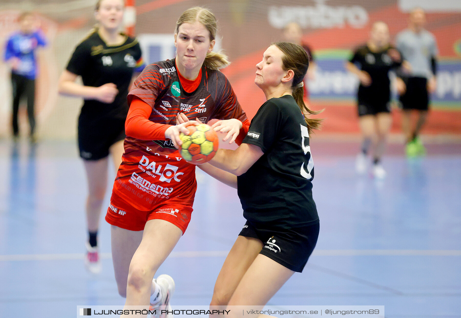 USM F16 Steg 3 Skövde HF Röd F05-HK Lidköping 40-22,dam,Skövde Idrottshall,Skövde,Sverige,Ungdoms-SM,Handboll,2022,273398