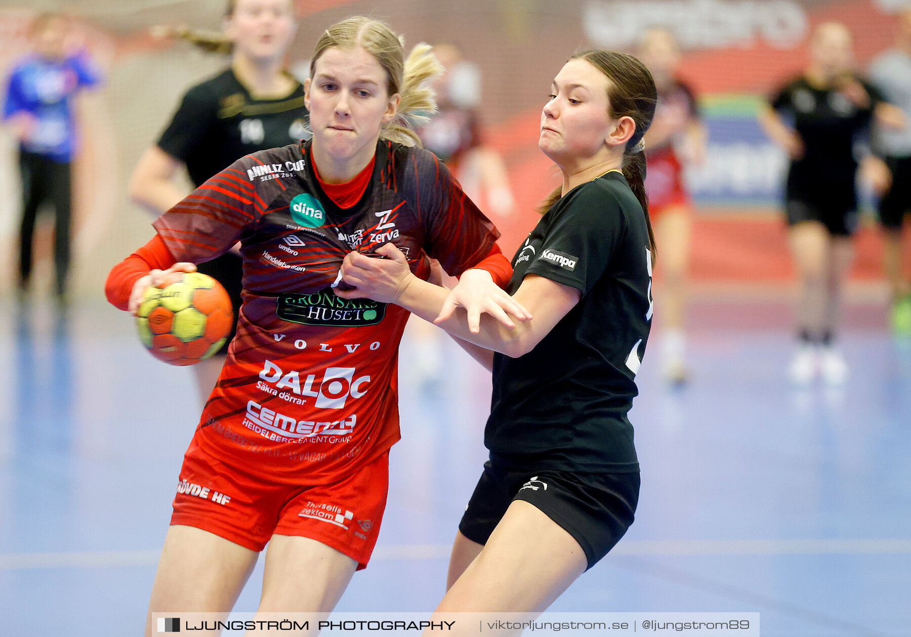 USM F16 Steg 3 Skövde HF Röd F05-HK Lidköping 40-22,dam,Skövde Idrottshall,Skövde,Sverige,Ungdoms-SM,Handboll,2022,273399