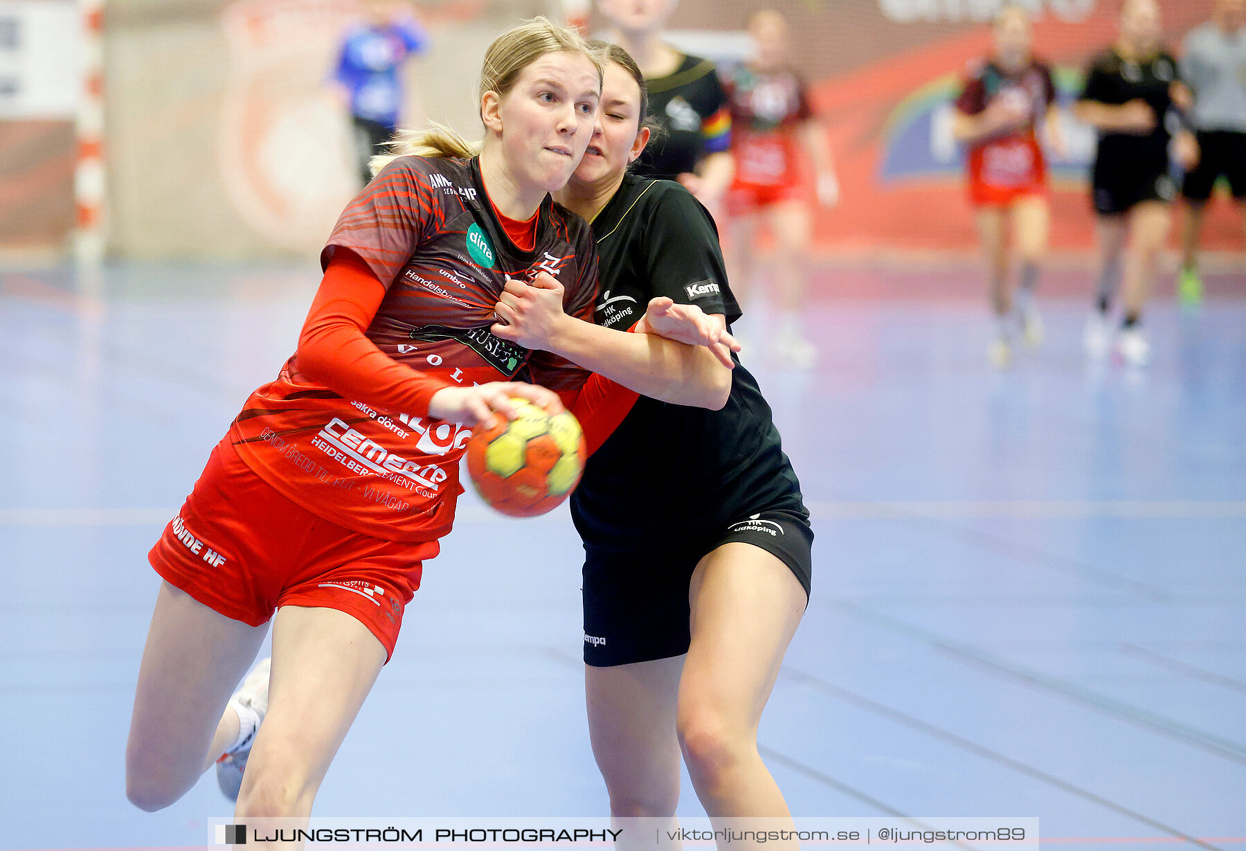 USM F16 Steg 3 Skövde HF Röd F05-HK Lidköping 40-22,dam,Skövde Idrottshall,Skövde,Sverige,Ungdoms-SM,Handboll,2022,273401