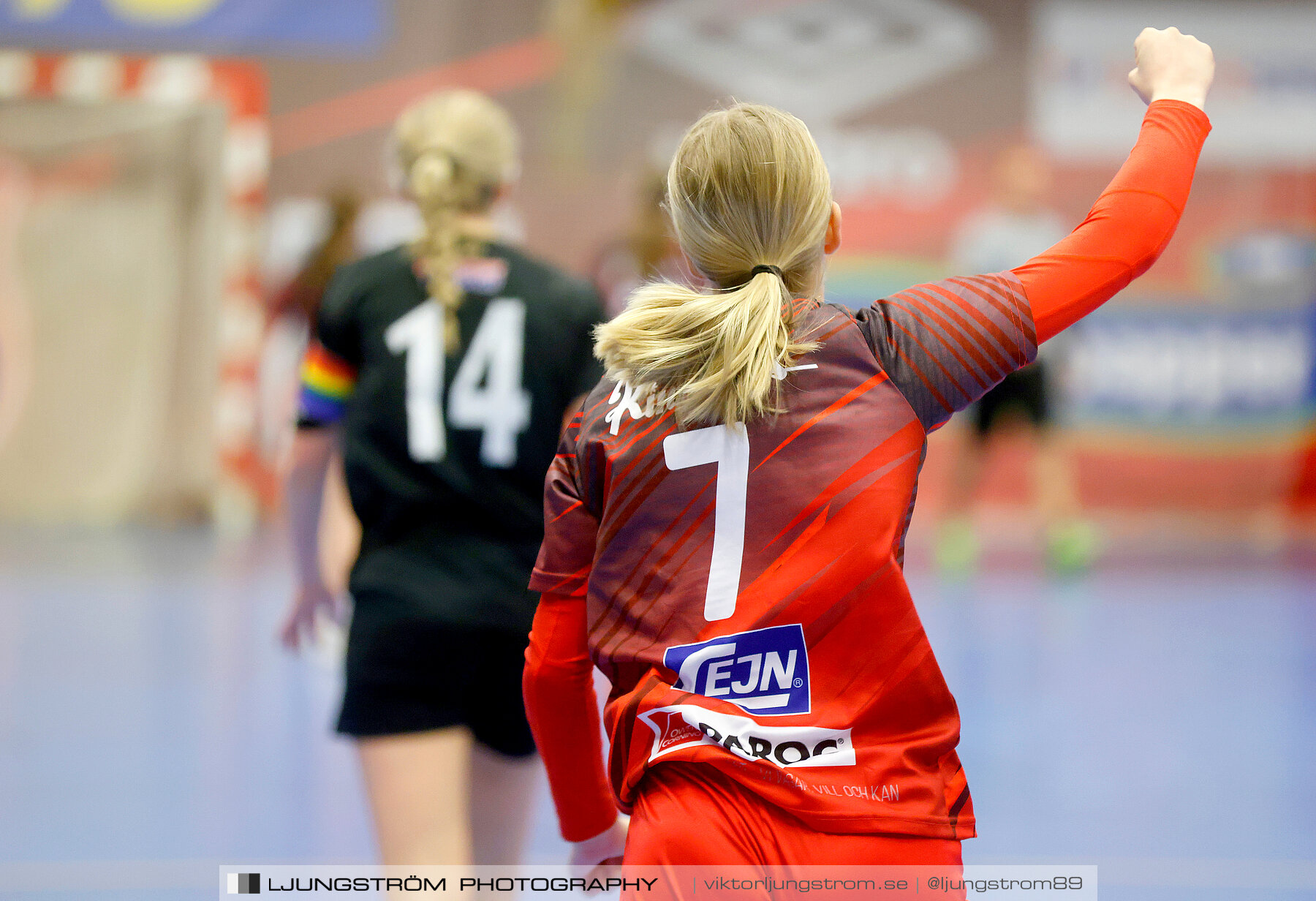 USM F16 Steg 3 Skövde HF Röd F05-HK Lidköping 40-22,dam,Skövde Idrottshall,Skövde,Sverige,Ungdoms-SM,Handboll,2022,273405