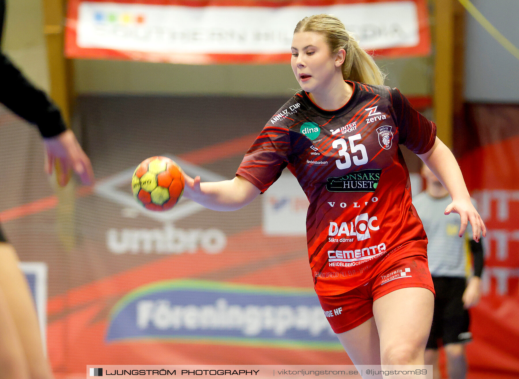 USM F16 Steg 3 Skövde HF Röd F05-HK Lidköping 40-22,dam,Skövde Idrottshall,Skövde,Sverige,Ungdoms-SM,Handboll,2022,273415