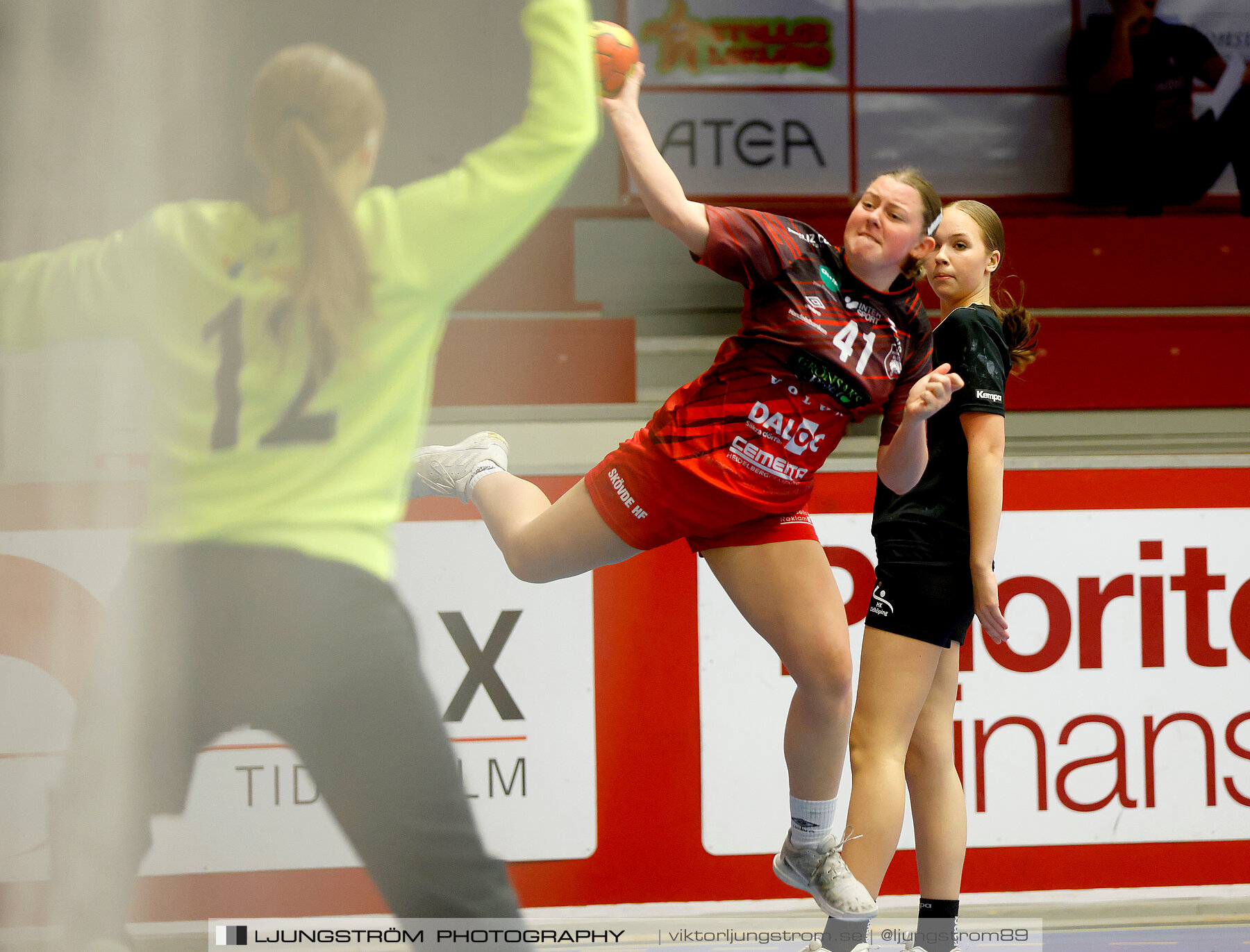 USM F16 Steg 3 Skövde HF Röd F05-HK Lidköping 40-22,dam,Skövde Idrottshall,Skövde,Sverige,Ungdoms-SM,Handboll,2022,273417