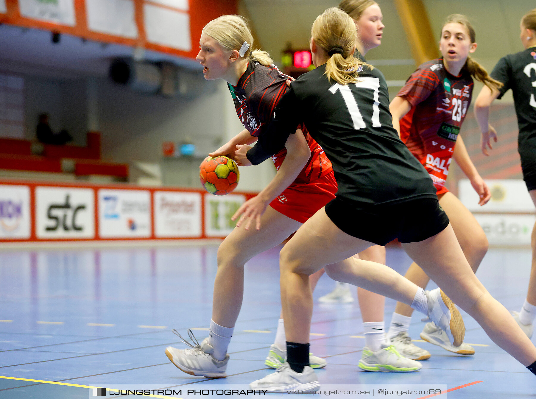 USM F16 Steg 3 Skövde HF Röd F05-HK Lidköping 40-22,dam,Skövde Idrottshall,Skövde,Sverige,Ungdoms-SM,Handboll,2022,273423