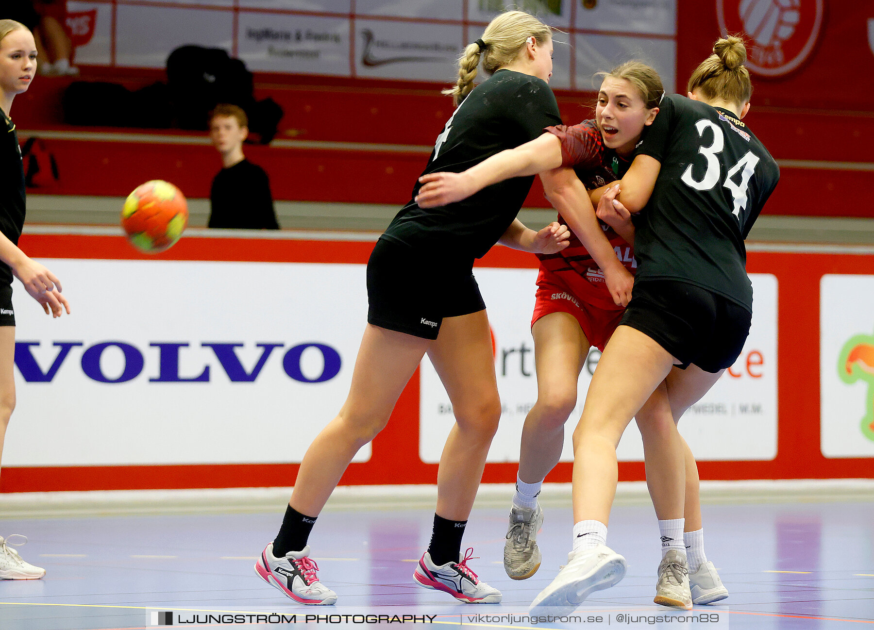 USM F16 Steg 3 Skövde HF Röd F05-HK Lidköping 40-22,dam,Skövde Idrottshall,Skövde,Sverige,Ungdoms-SM,Handboll,2022,273432