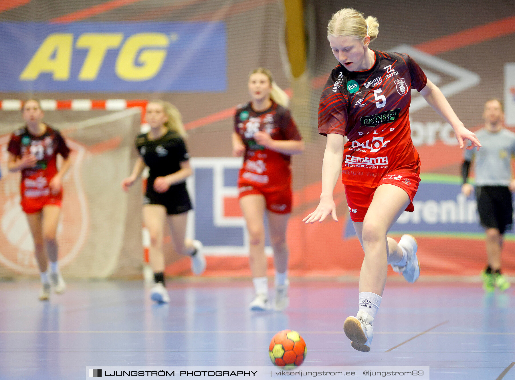 USM F16 Steg 3 Skövde HF Röd F05-HK Lidköping 40-22,dam,Skövde Idrottshall,Skövde,Sverige,Ungdoms-SM,Handboll,2022,273438