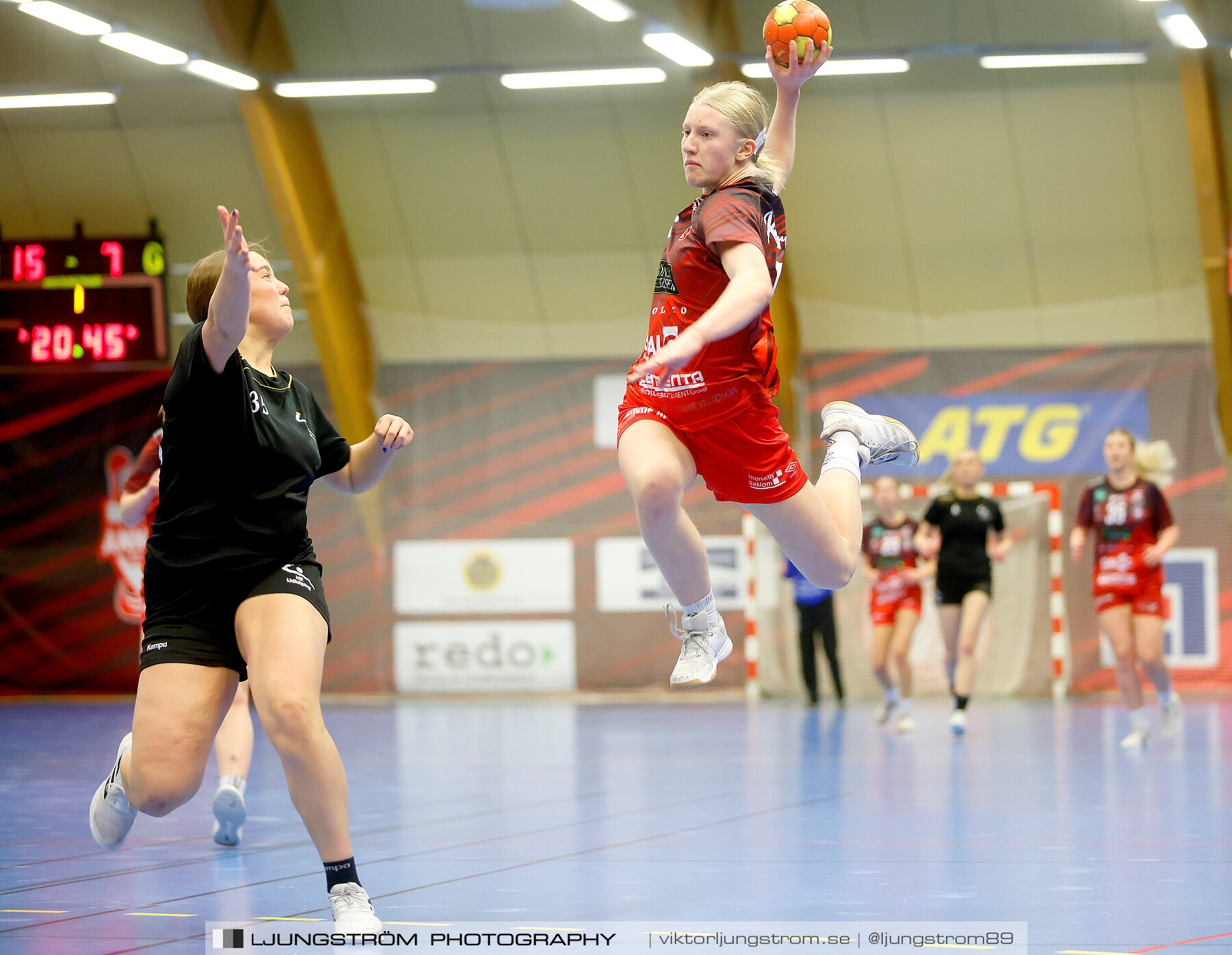 USM F16 Steg 3 Skövde HF Röd F05-HK Lidköping 40-22,dam,Skövde Idrottshall,Skövde,Sverige,Ungdoms-SM,Handboll,2022,273441