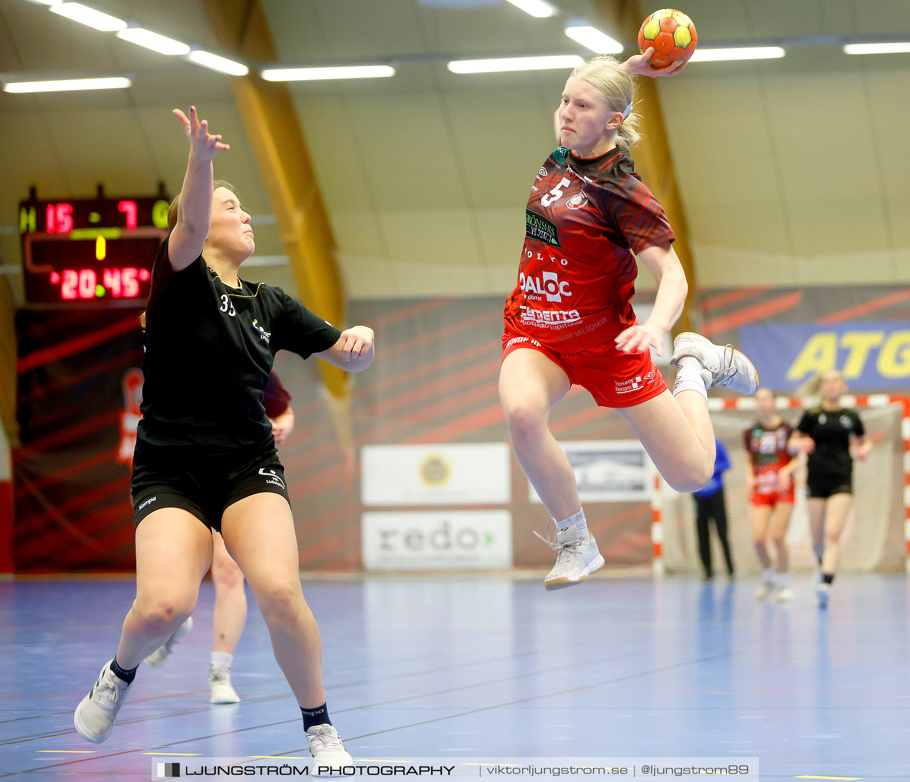 USM F16 Steg 3 Skövde HF Röd F05-HK Lidköping 40-22,dam,Skövde Idrottshall,Skövde,Sverige,Ungdoms-SM,Handboll,2022,273442