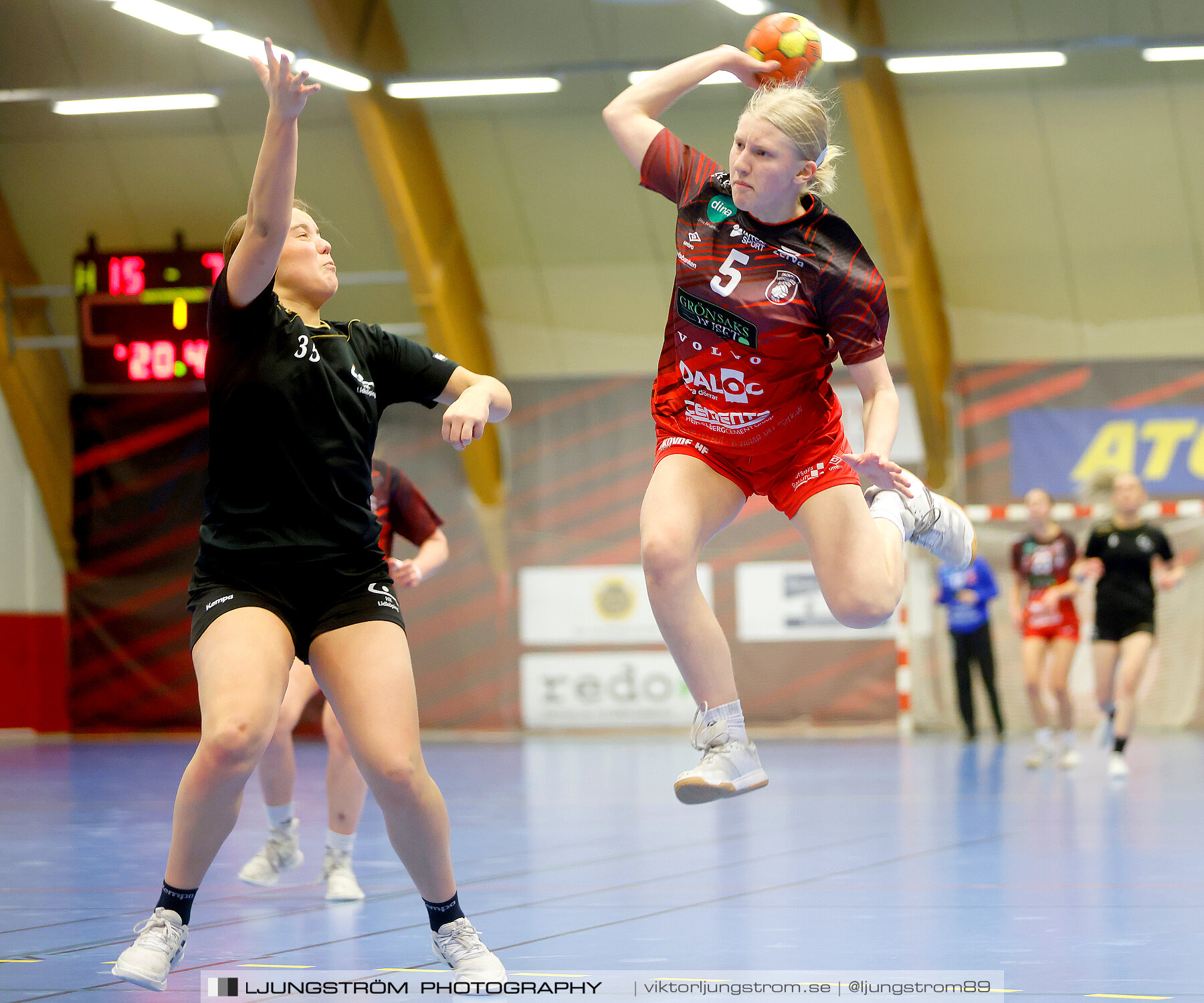 USM F16 Steg 3 Skövde HF Röd F05-HK Lidköping 40-22,dam,Skövde Idrottshall,Skövde,Sverige,Ungdoms-SM,Handboll,2022,273443