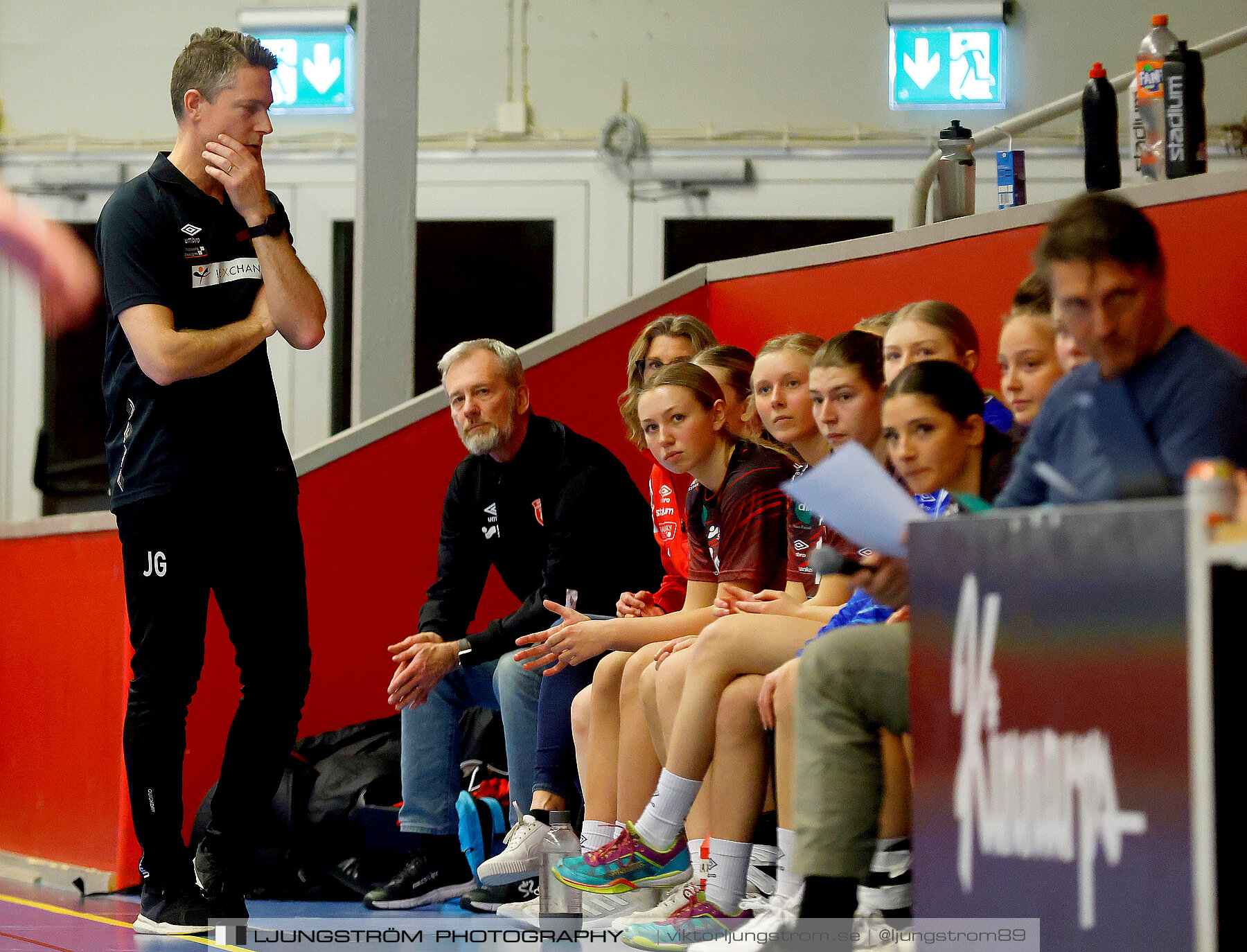 USM F16 Steg 3 Skövde HF Röd F05-HK Lidköping 40-22,dam,Skövde Idrottshall,Skövde,Sverige,Ungdoms-SM,Handboll,2022,273446