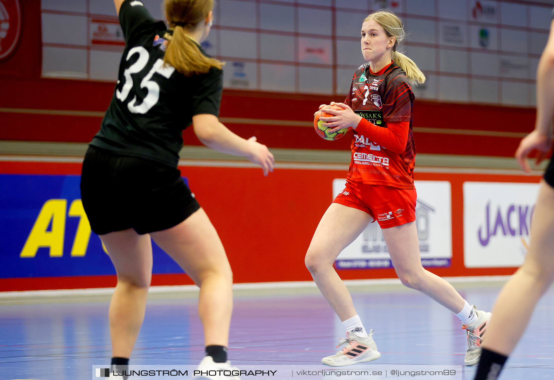 USM F16 Steg 3 Skövde HF Röd F05-HK Lidköping 40-22,dam,Skövde Idrottshall,Skövde,Sverige,Ungdoms-SM,Handboll,2022,273448