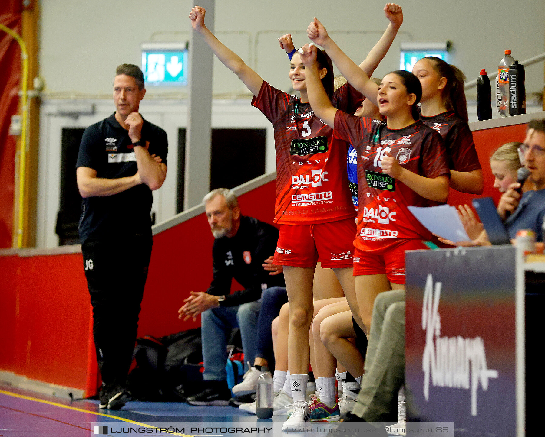 USM F16 Steg 3 Skövde HF Röd F05-HK Lidköping 40-22,dam,Skövde Idrottshall,Skövde,Sverige,Ungdoms-SM,Handboll,2022,273453