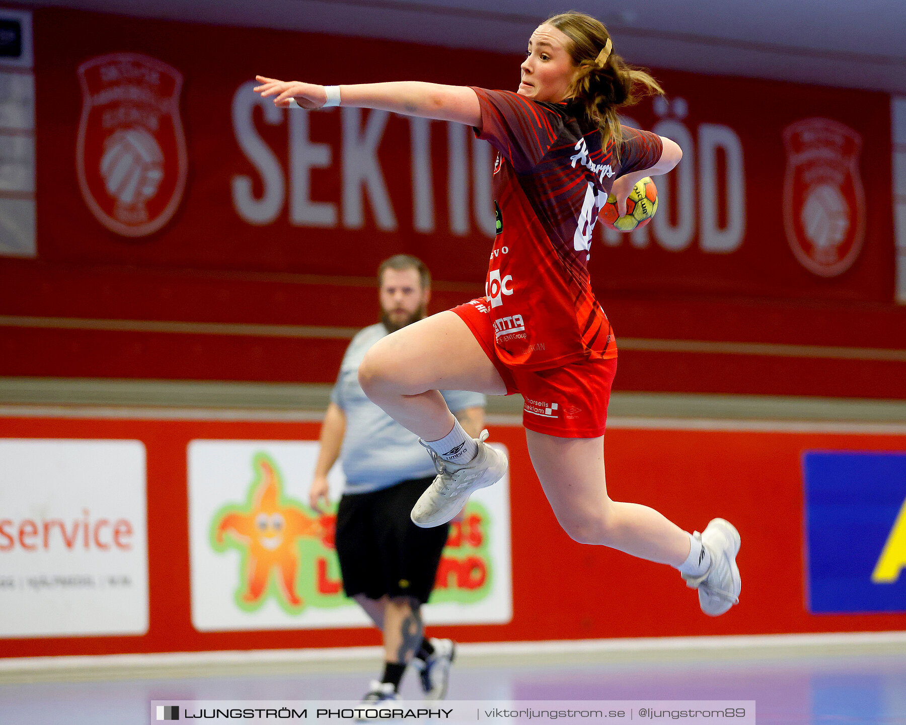 USM F16 Steg 3 Skövde HF Röd F05-HK Lidköping 40-22,dam,Skövde Idrottshall,Skövde,Sverige,Ungdoms-SM,Handboll,2022,273454