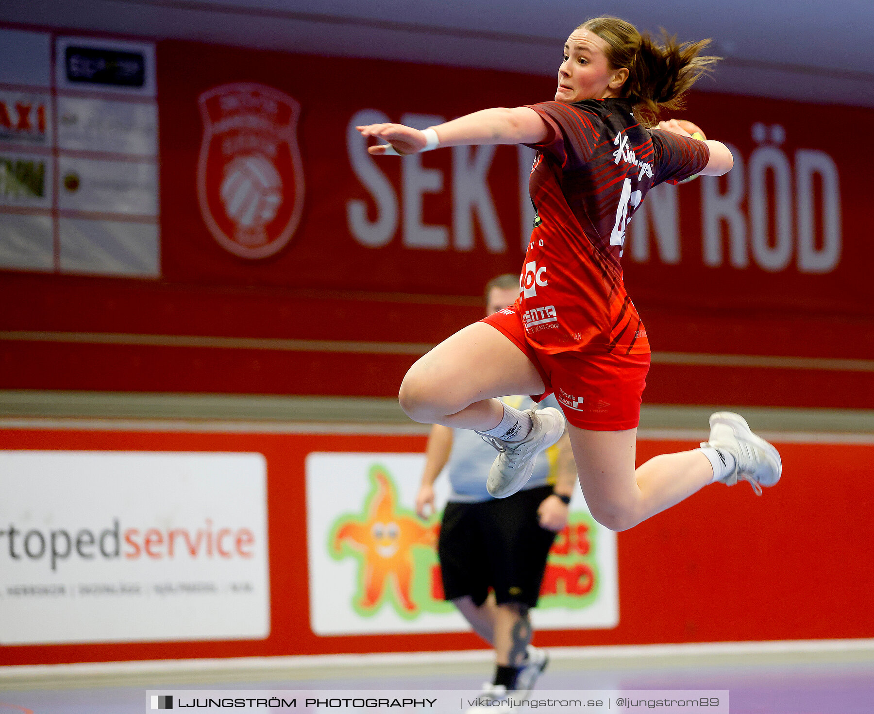 USM F16 Steg 3 Skövde HF Röd F05-HK Lidköping 40-22,dam,Skövde Idrottshall,Skövde,Sverige,Ungdoms-SM,Handboll,2022,273455