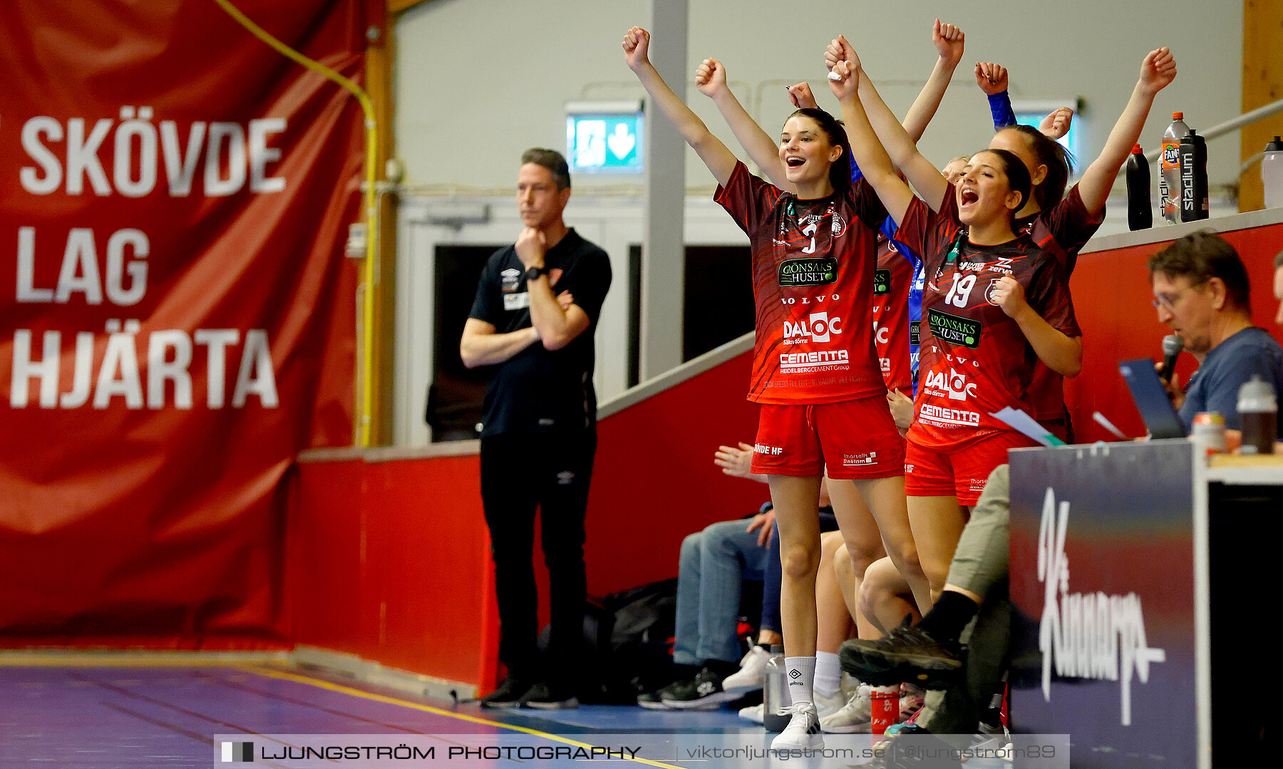 USM F16 Steg 3 Skövde HF Röd F05-HK Lidköping 40-22,dam,Skövde Idrottshall,Skövde,Sverige,Ungdoms-SM,Handboll,2022,273459