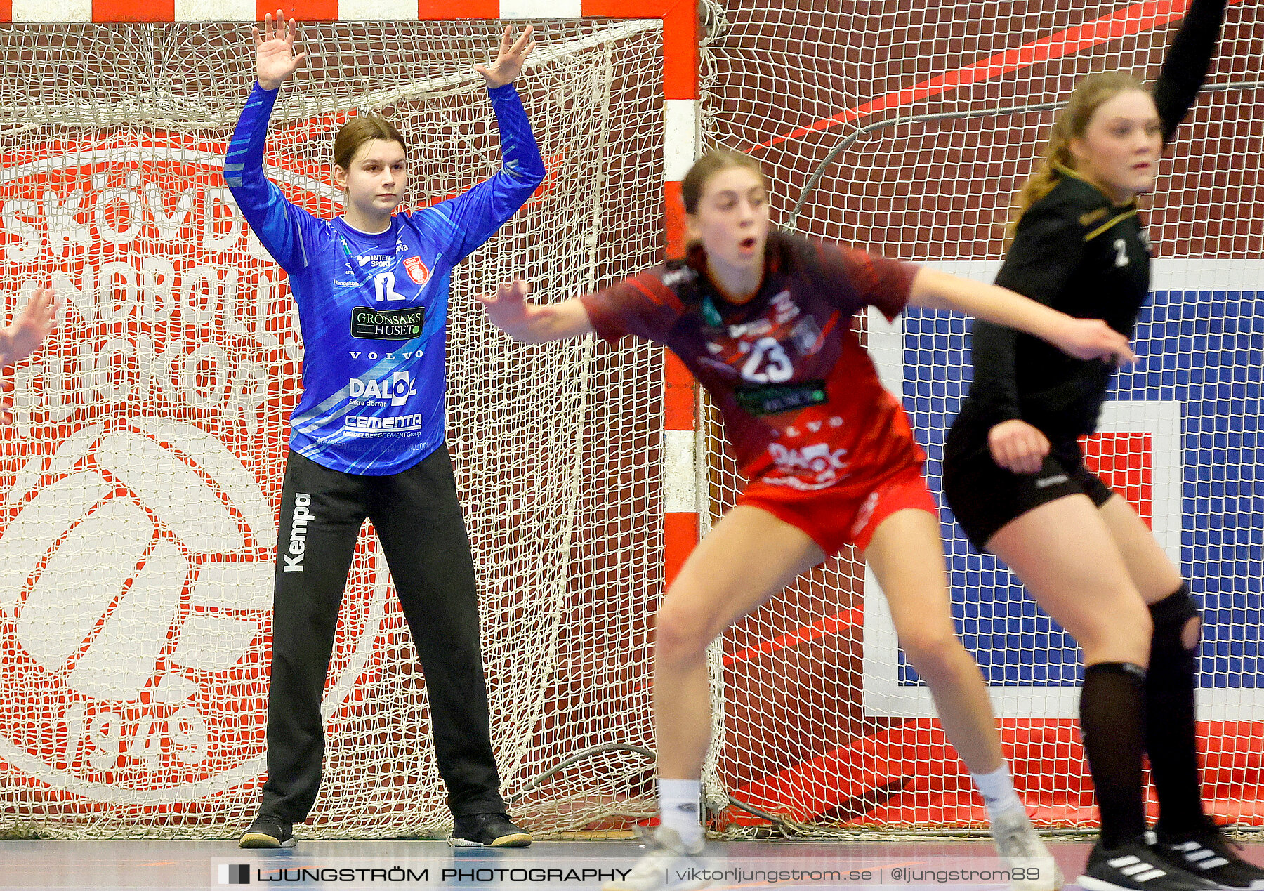 USM F16 Steg 3 Skövde HF Röd F05-HK Lidköping 40-22,dam,Skövde Idrottshall,Skövde,Sverige,Ungdoms-SM,Handboll,2022,273462