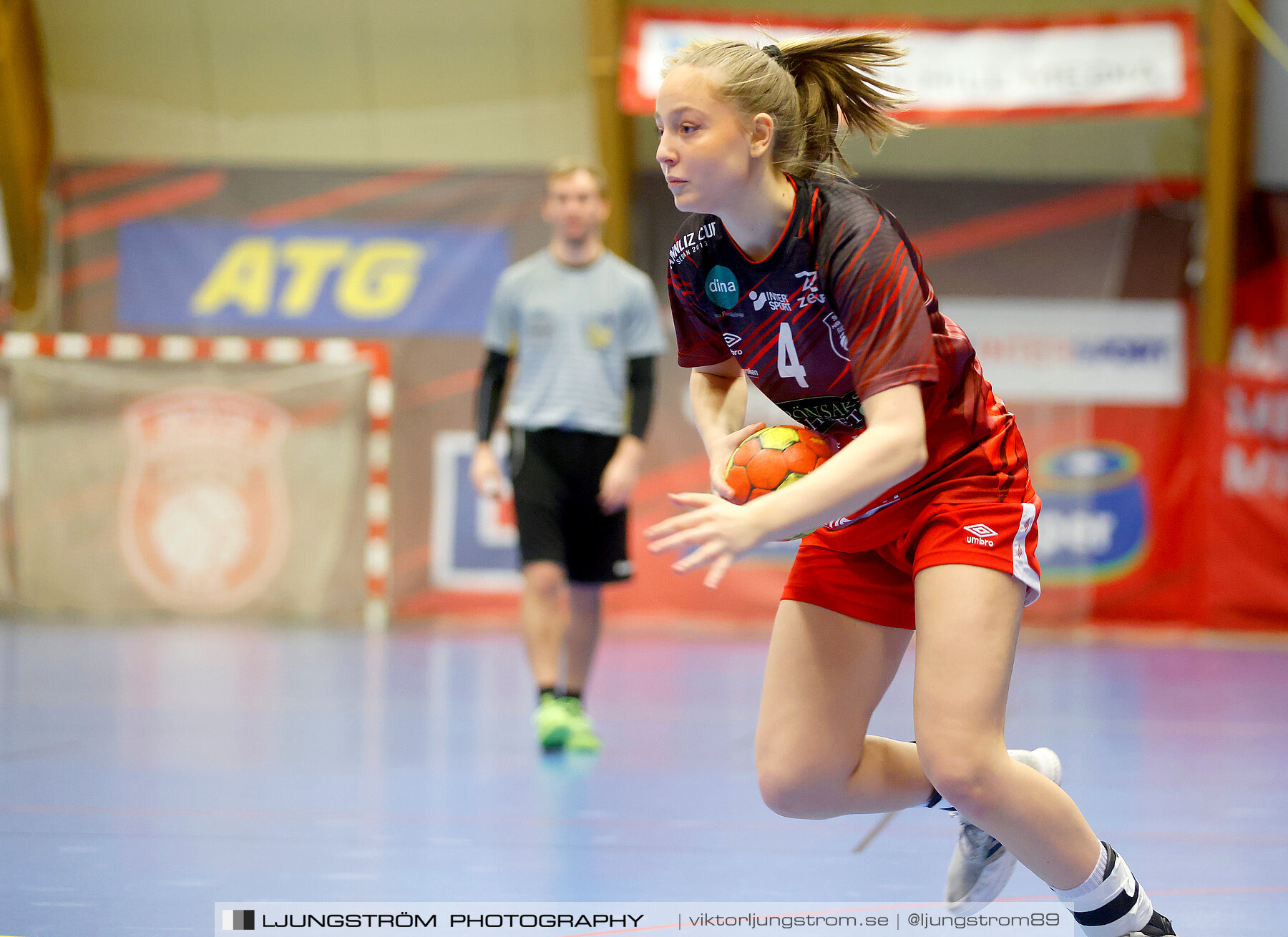 USM F16 Steg 3 Skövde HF Röd F05-HK Lidköping 40-22,dam,Skövde Idrottshall,Skövde,Sverige,Ungdoms-SM,Handboll,2022,273468