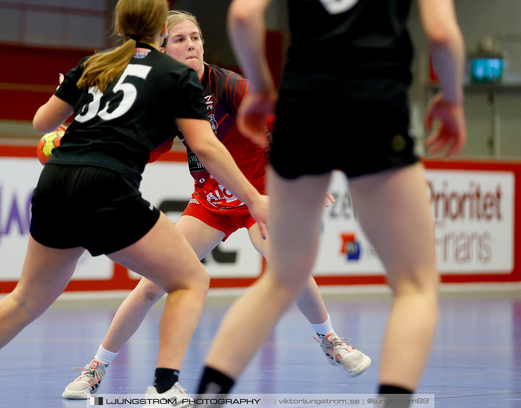 USM F16 Steg 3 Skövde HF Röd F05-HK Lidköping 40-22,dam,Skövde Idrottshall,Skövde,Sverige,Ungdoms-SM,Handboll,2022,273478