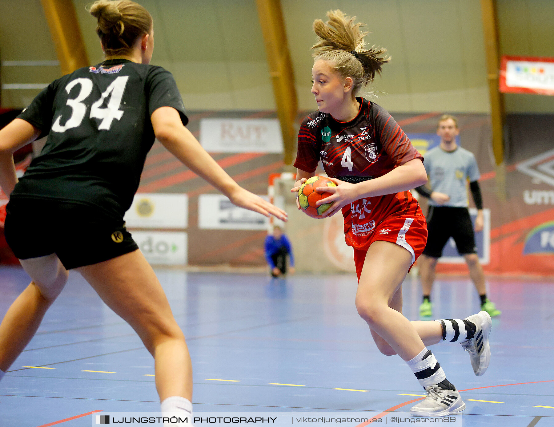 USM F16 Steg 3 Skövde HF Röd F05-HK Lidköping 40-22,dam,Skövde Idrottshall,Skövde,Sverige,Ungdoms-SM,Handboll,2022,273479