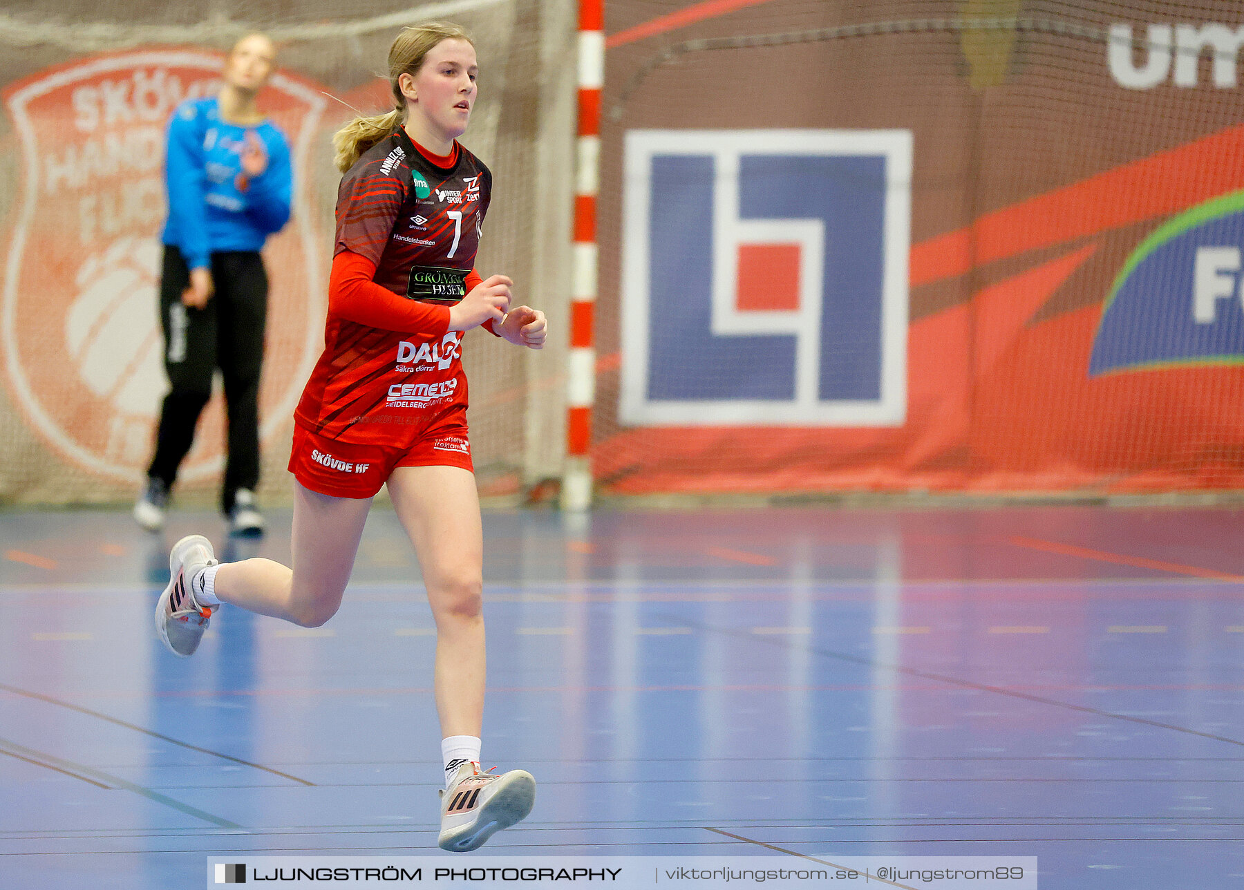 USM F16 Steg 3 Skövde HF Röd F05-HK Lidköping 40-22,dam,Skövde Idrottshall,Skövde,Sverige,Ungdoms-SM,Handboll,2022,273485