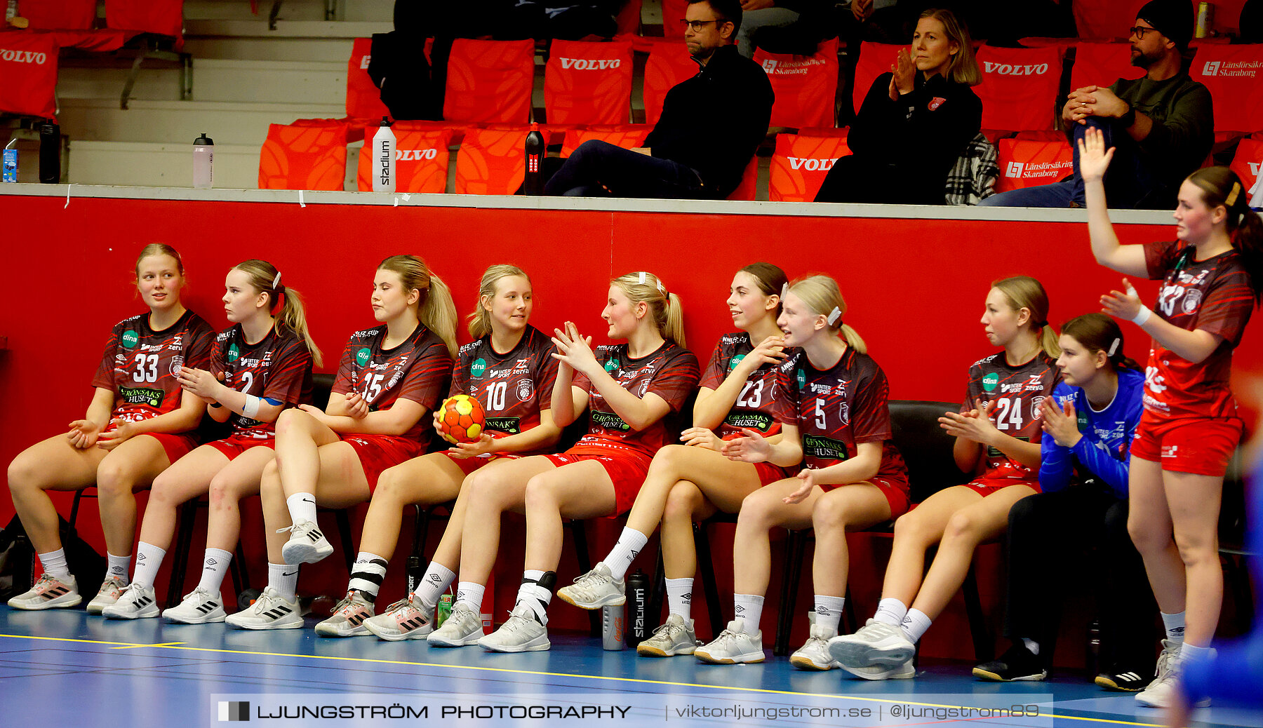 USM F16 Steg 3 Skövde HF Röd F05-HK Lidköping 40-22,dam,Skövde Idrottshall,Skövde,Sverige,Ungdoms-SM,Handboll,2022,273494