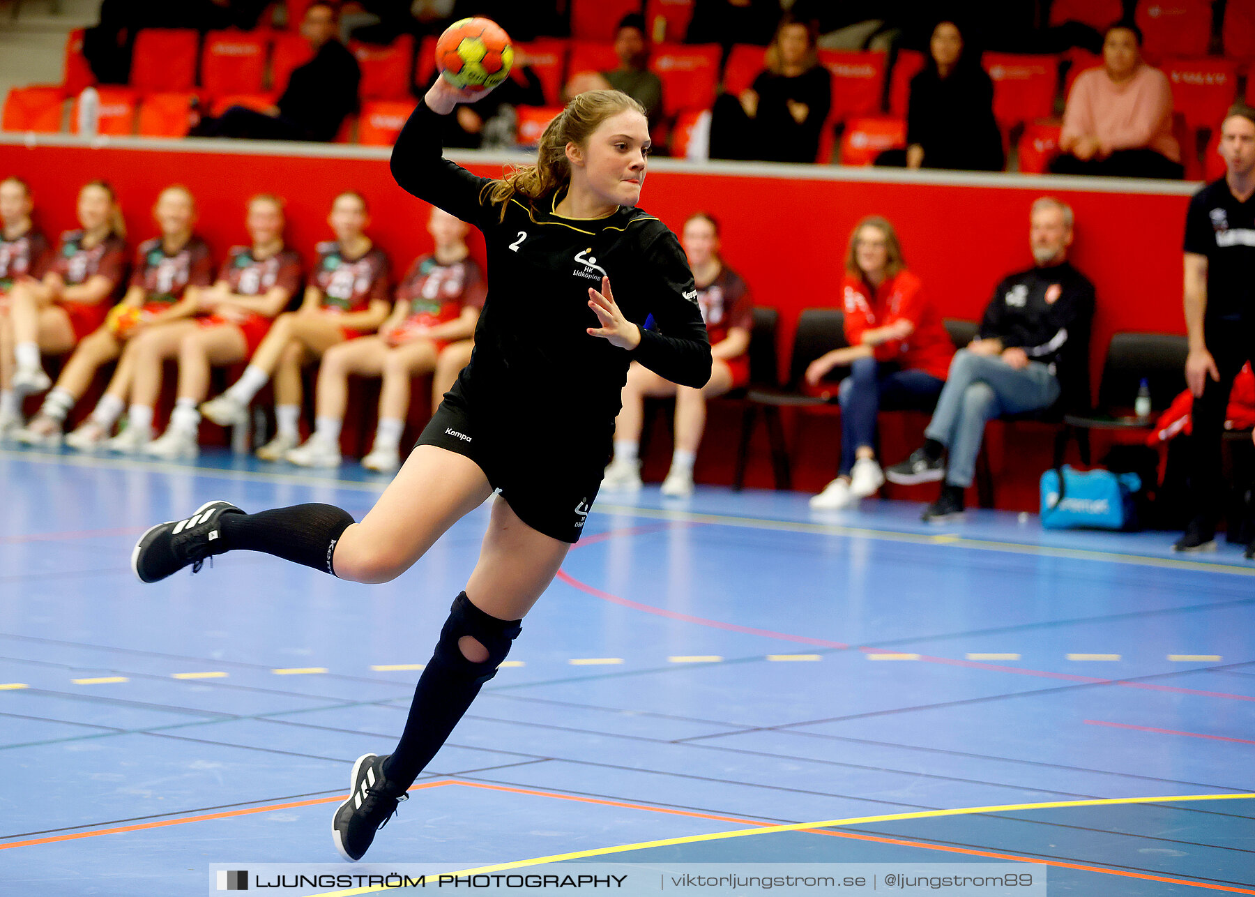 USM F16 Steg 3 Skövde HF Röd F05-HK Lidköping 40-22,dam,Skövde Idrottshall,Skövde,Sverige,Ungdoms-SM,Handboll,2022,273498