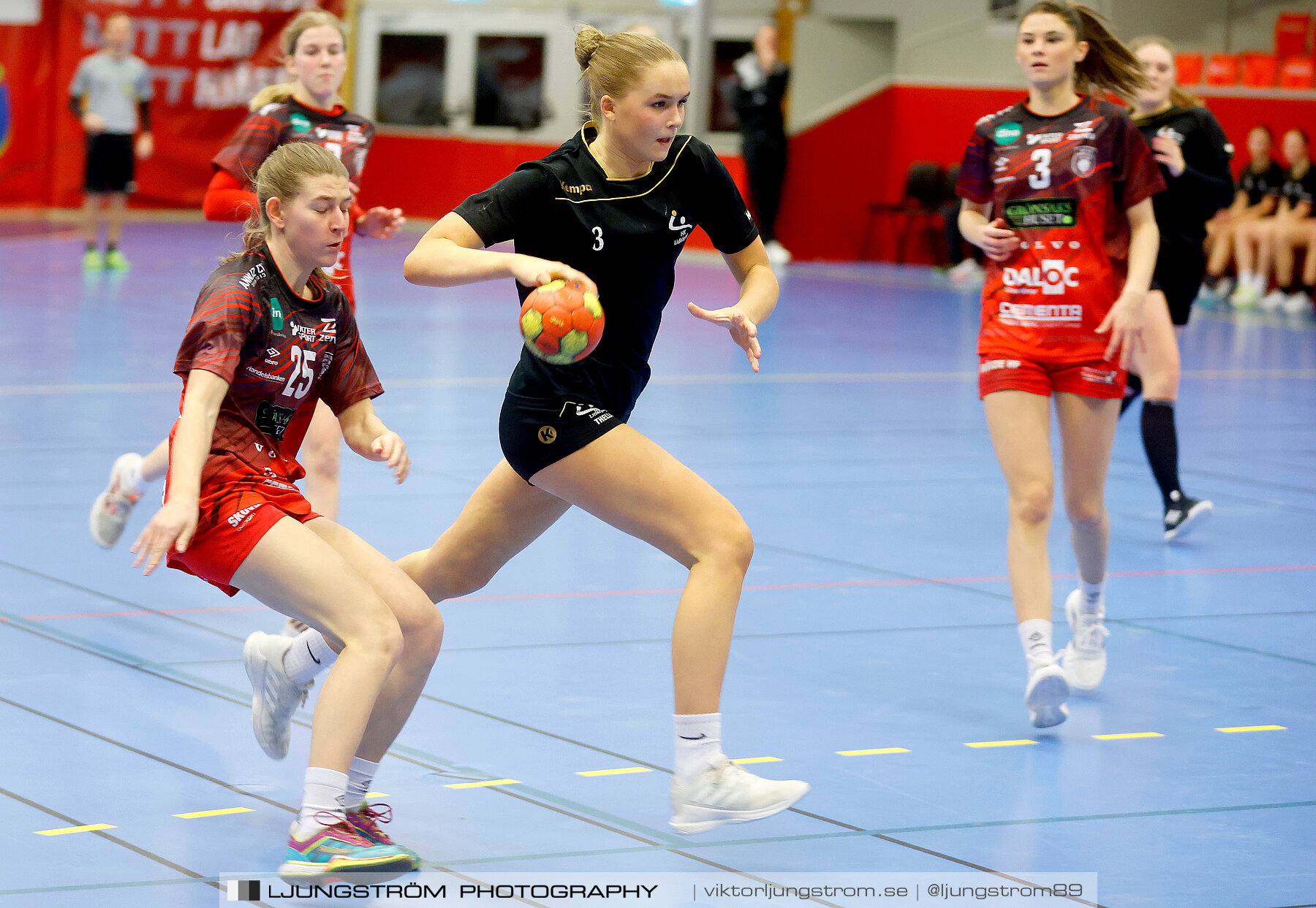 USM F16 Steg 3 Skövde HF Röd F05-HK Lidköping 40-22,dam,Skövde Idrottshall,Skövde,Sverige,Ungdoms-SM,Handboll,2022,273506