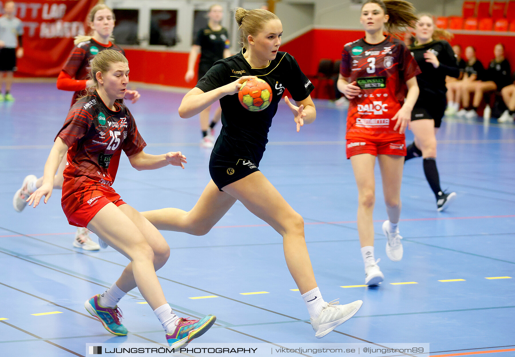 USM F16 Steg 3 Skövde HF Röd F05-HK Lidköping 40-22,dam,Skövde Idrottshall,Skövde,Sverige,Ungdoms-SM,Handboll,2022,273507