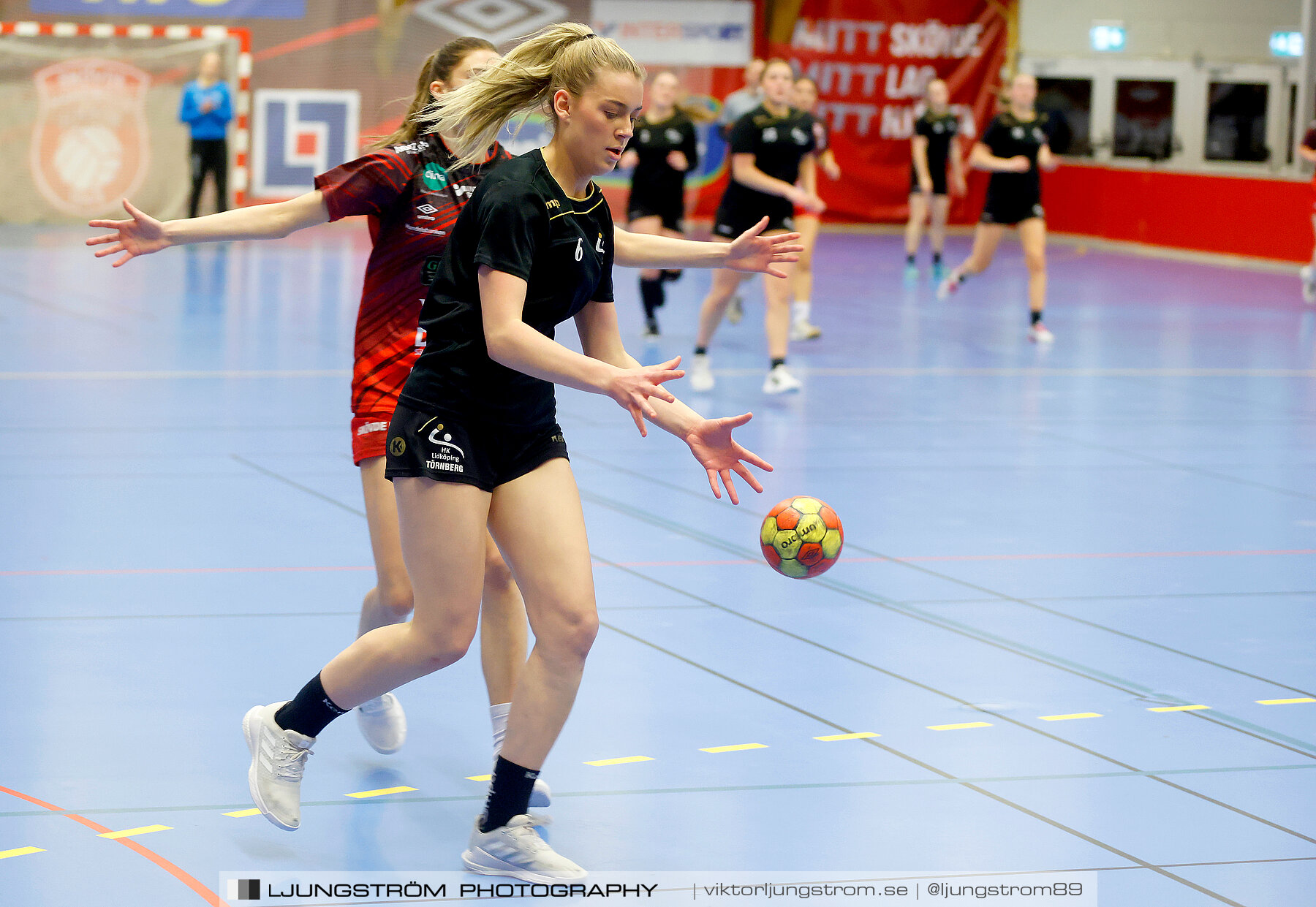 USM F16 Steg 3 Skövde HF Röd F05-HK Lidköping 40-22,dam,Skövde Idrottshall,Skövde,Sverige,Ungdoms-SM,Handboll,2022,273515