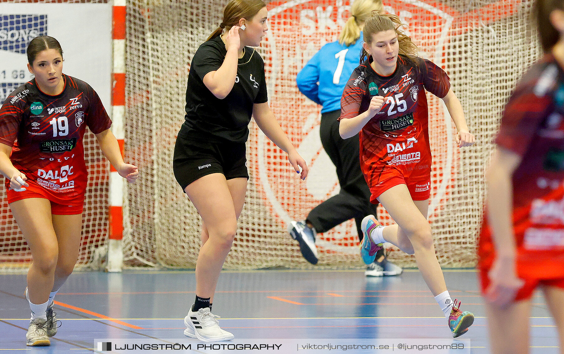 USM F16 Steg 3 Skövde HF Röd F05-HK Lidköping 40-22,dam,Skövde Idrottshall,Skövde,Sverige,Ungdoms-SM,Handboll,2022,273520