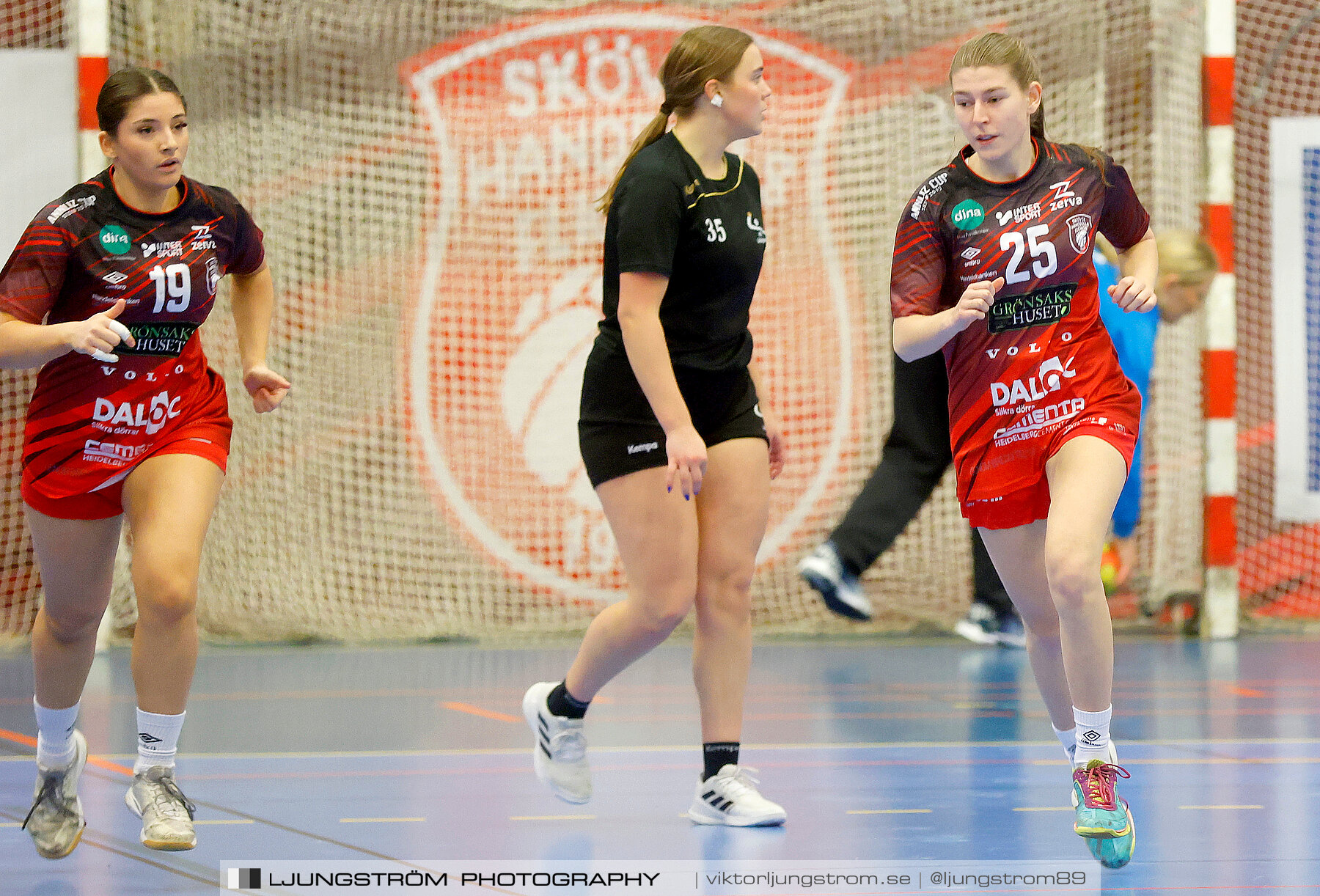 USM F16 Steg 3 Skövde HF Röd F05-HK Lidköping 40-22,dam,Skövde Idrottshall,Skövde,Sverige,Ungdoms-SM,Handboll,2022,273521