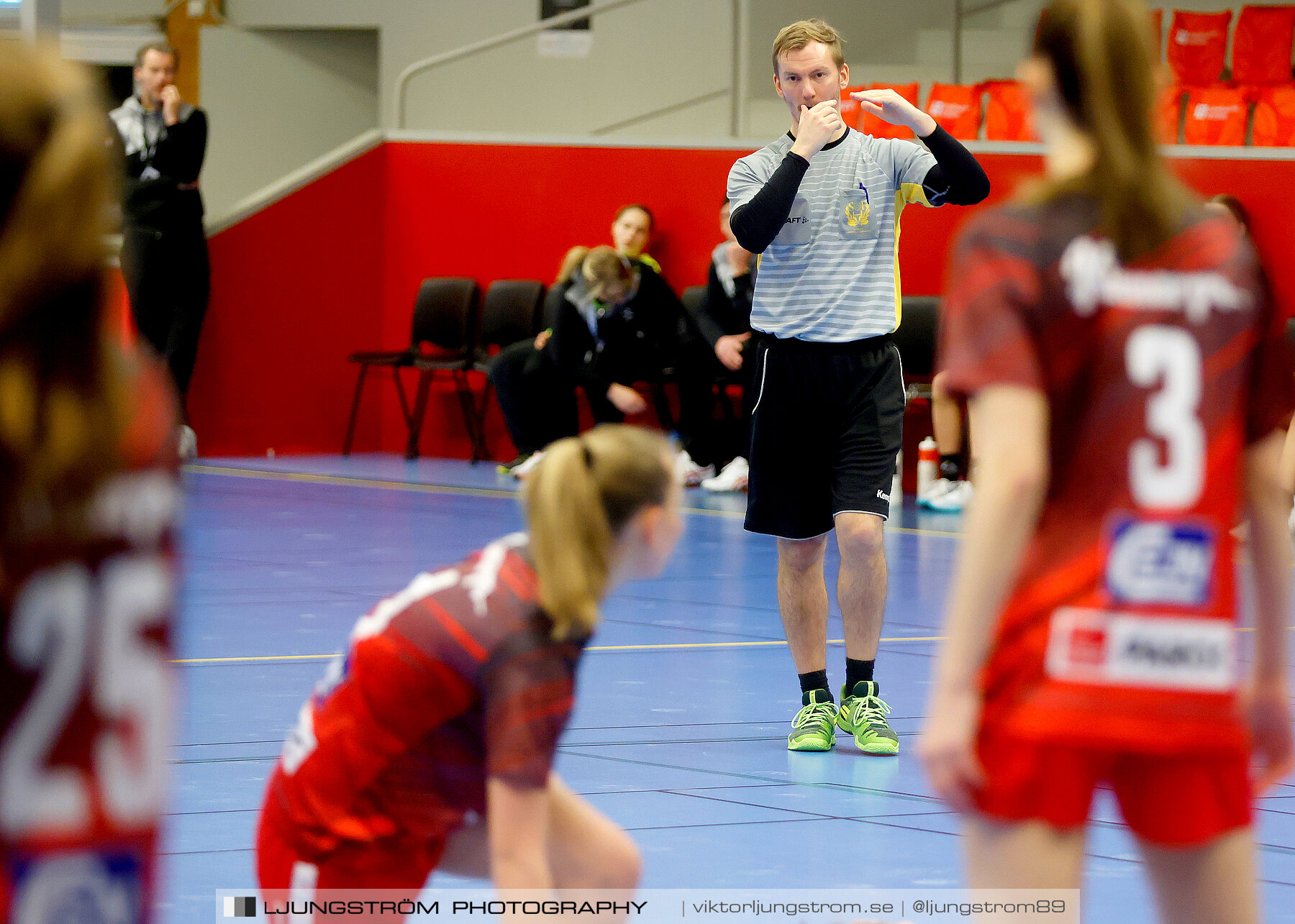 USM F16 Steg 3 Skövde HF Röd F05-HK Lidköping 40-22,dam,Skövde Idrottshall,Skövde,Sverige,Ungdoms-SM,Handboll,2022,273523