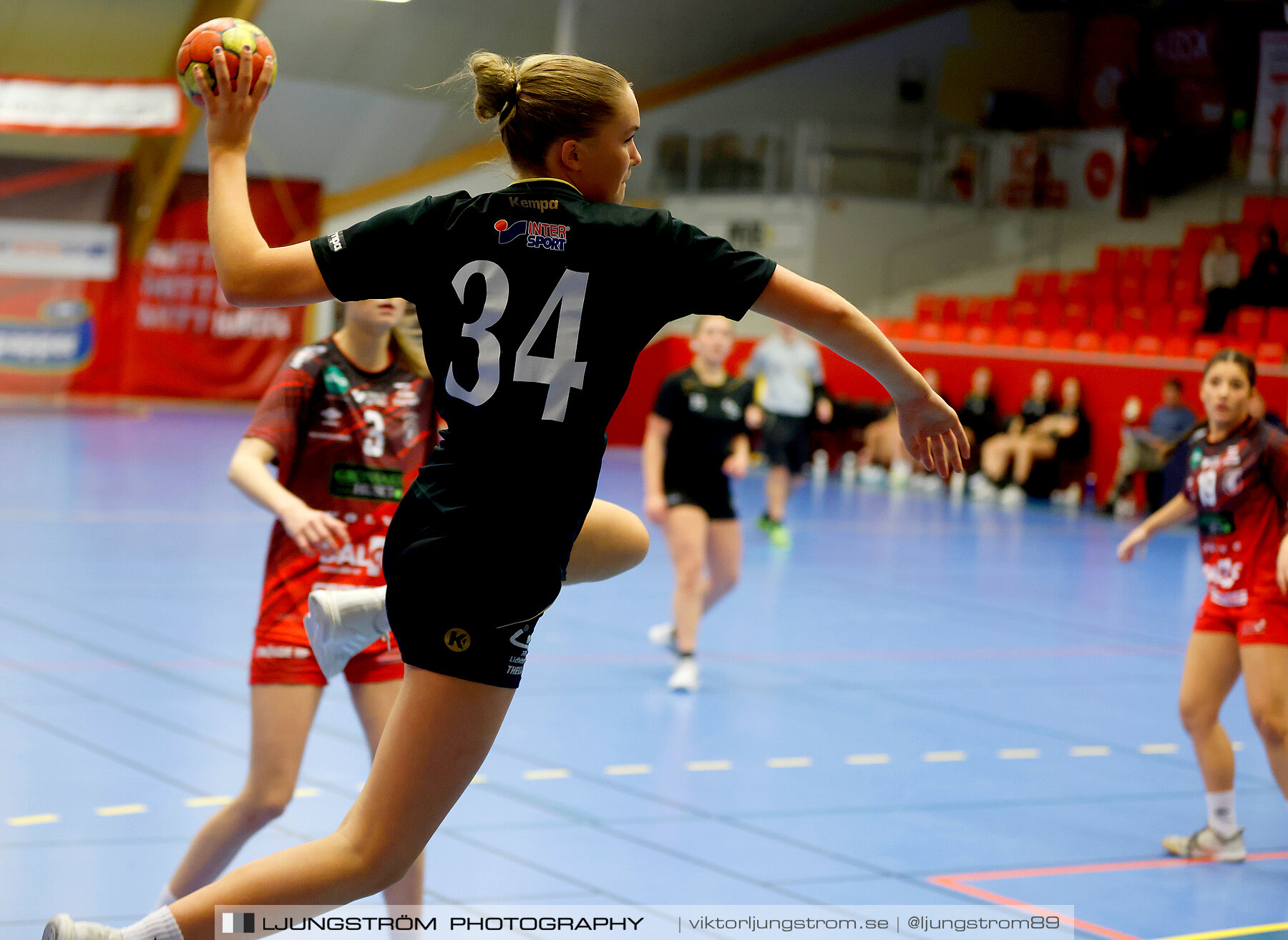 USM F16 Steg 3 Skövde HF Röd F05-HK Lidköping 40-22,dam,Skövde Idrottshall,Skövde,Sverige,Ungdoms-SM,Handboll,2022,273527