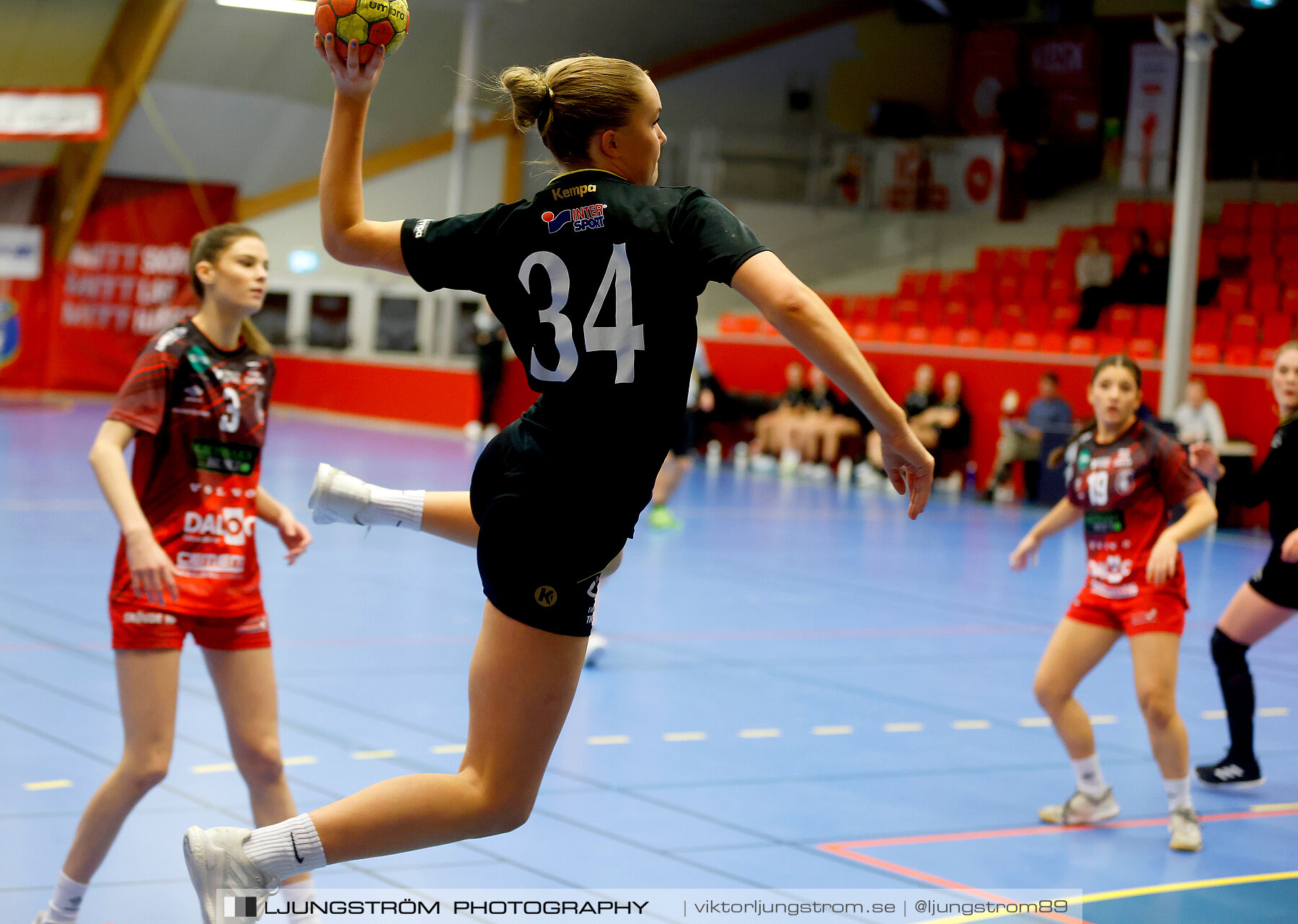 USM F16 Steg 3 Skövde HF Röd F05-HK Lidköping 40-22,dam,Skövde Idrottshall,Skövde,Sverige,Ungdoms-SM,Handboll,2022,273528