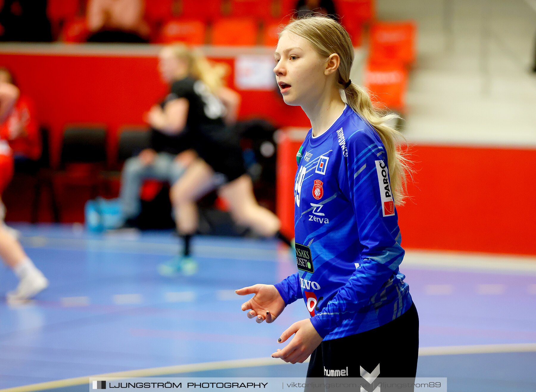 USM F16 Steg 3 Skövde HF Röd F05-HK Lidköping 40-22,dam,Skövde Idrottshall,Skövde,Sverige,Ungdoms-SM,Handboll,2022,273529