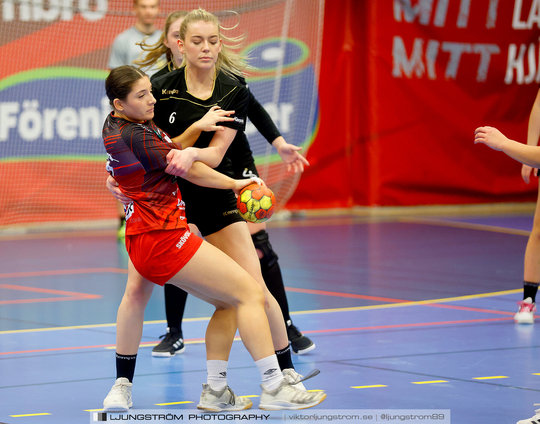 USM F16 Steg 3 Skövde HF Röd F05-HK Lidköping 40-22,dam,Skövde Idrottshall,Skövde,Sverige,Ungdoms-SM,Handboll,2022,273534