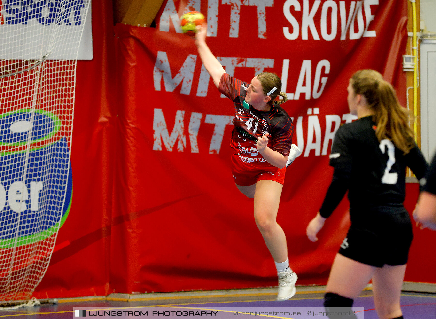 USM F16 Steg 3 Skövde HF Röd F05-HK Lidköping 40-22,dam,Skövde Idrottshall,Skövde,Sverige,Ungdoms-SM,Handboll,2022,273536