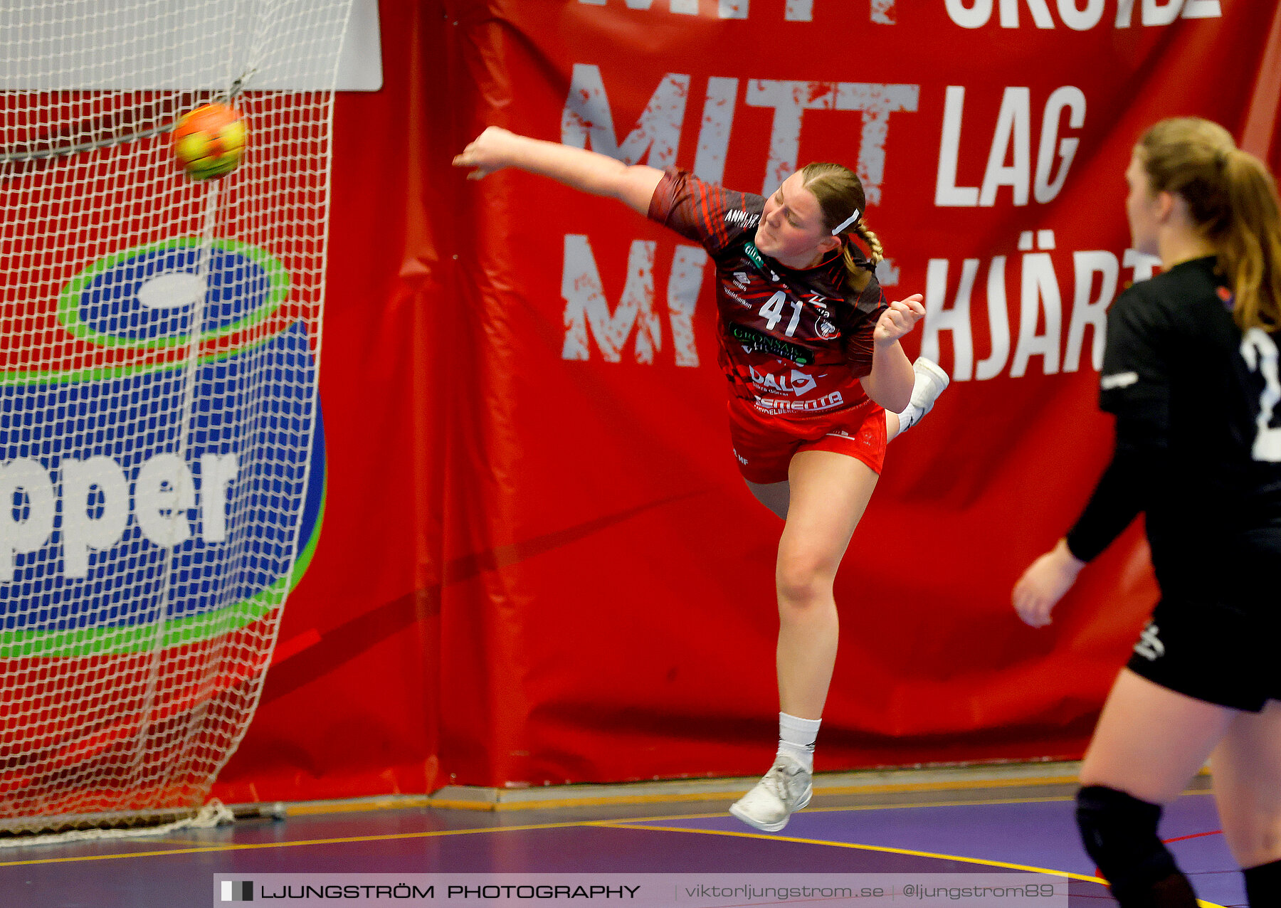 USM F16 Steg 3 Skövde HF Röd F05-HK Lidköping 40-22,dam,Skövde Idrottshall,Skövde,Sverige,Ungdoms-SM,Handboll,2022,273537