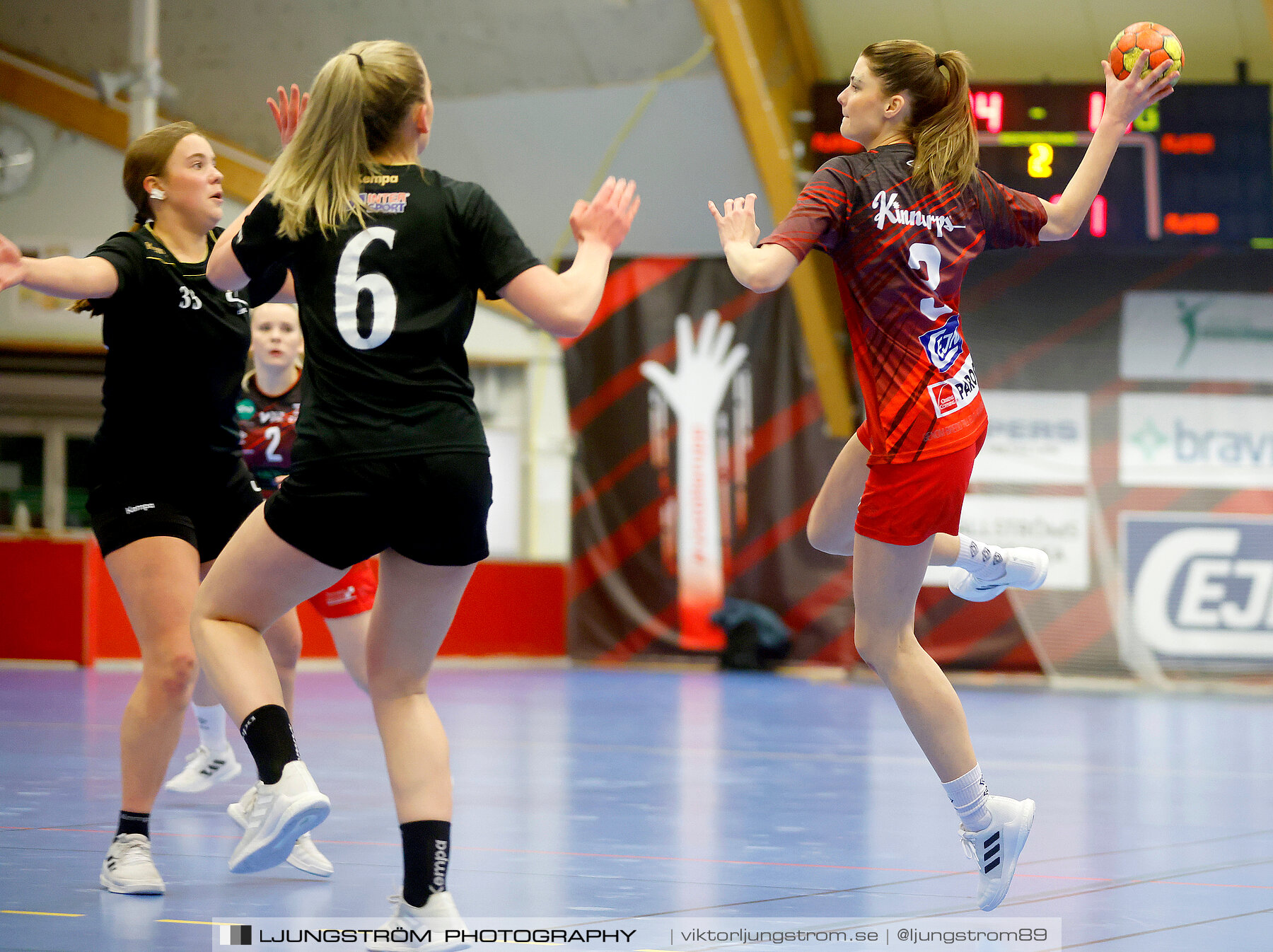 USM F16 Steg 3 Skövde HF Röd F05-HK Lidköping 40-22,dam,Skövde Idrottshall,Skövde,Sverige,Ungdoms-SM,Handboll,2022,273545