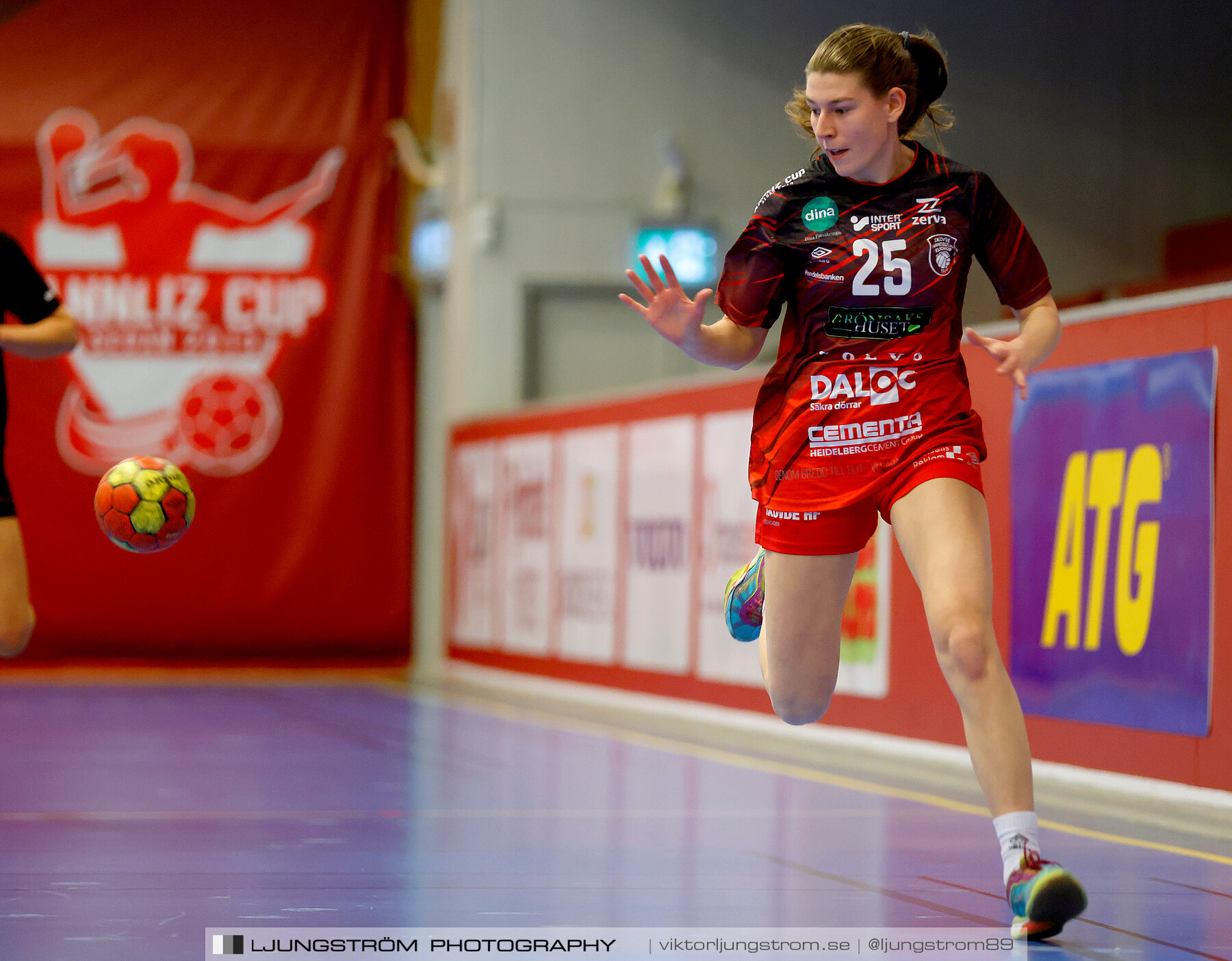 USM F16 Steg 3 Skövde HF Röd F05-HK Lidköping 40-22,dam,Skövde Idrottshall,Skövde,Sverige,Ungdoms-SM,Handboll,2022,273552