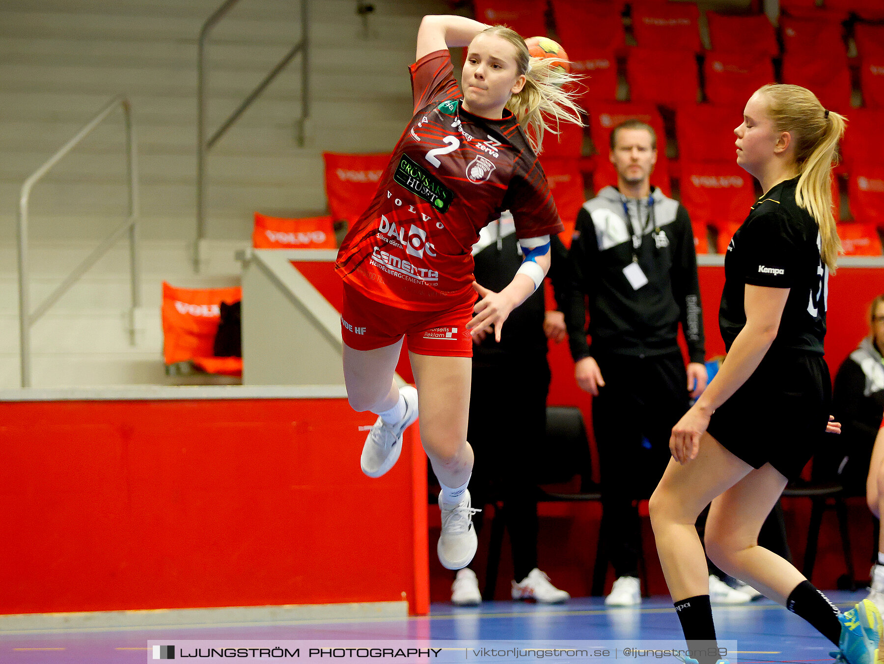 USM F16 Steg 3 Skövde HF Röd F05-HK Lidköping 40-22,dam,Skövde Idrottshall,Skövde,Sverige,Ungdoms-SM,Handboll,2022,273567