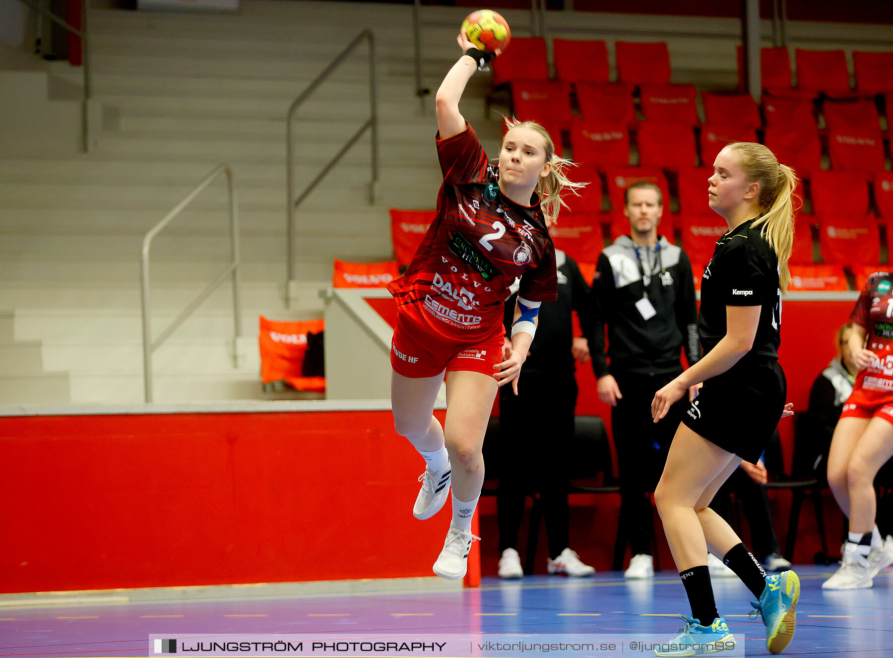 USM F16 Steg 3 Skövde HF Röd F05-HK Lidköping 40-22,dam,Skövde Idrottshall,Skövde,Sverige,Ungdoms-SM,Handboll,2022,273568