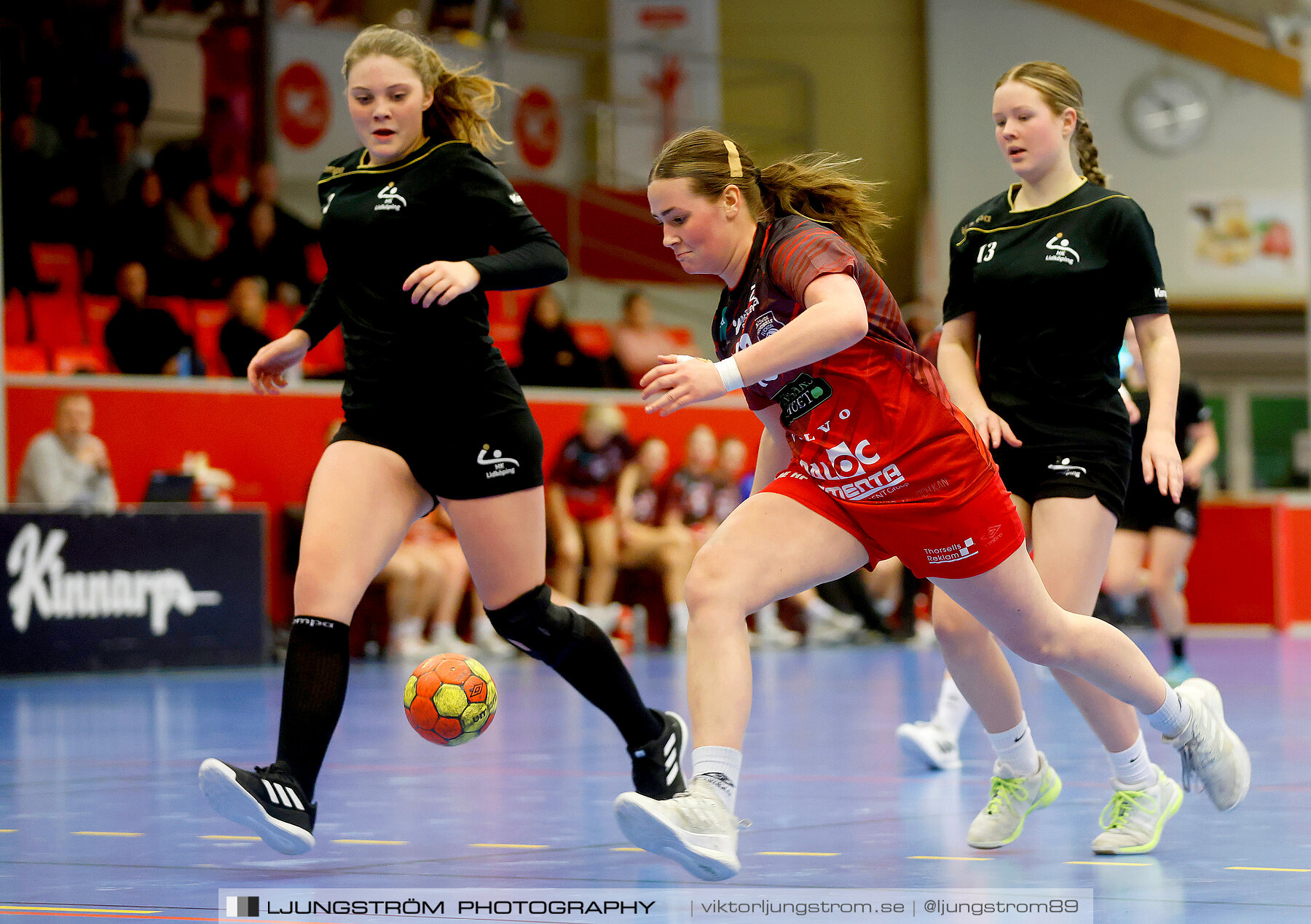 USM F16 Steg 3 Skövde HF Röd F05-HK Lidköping 40-22,dam,Skövde Idrottshall,Skövde,Sverige,Ungdoms-SM,Handboll,2022,273570