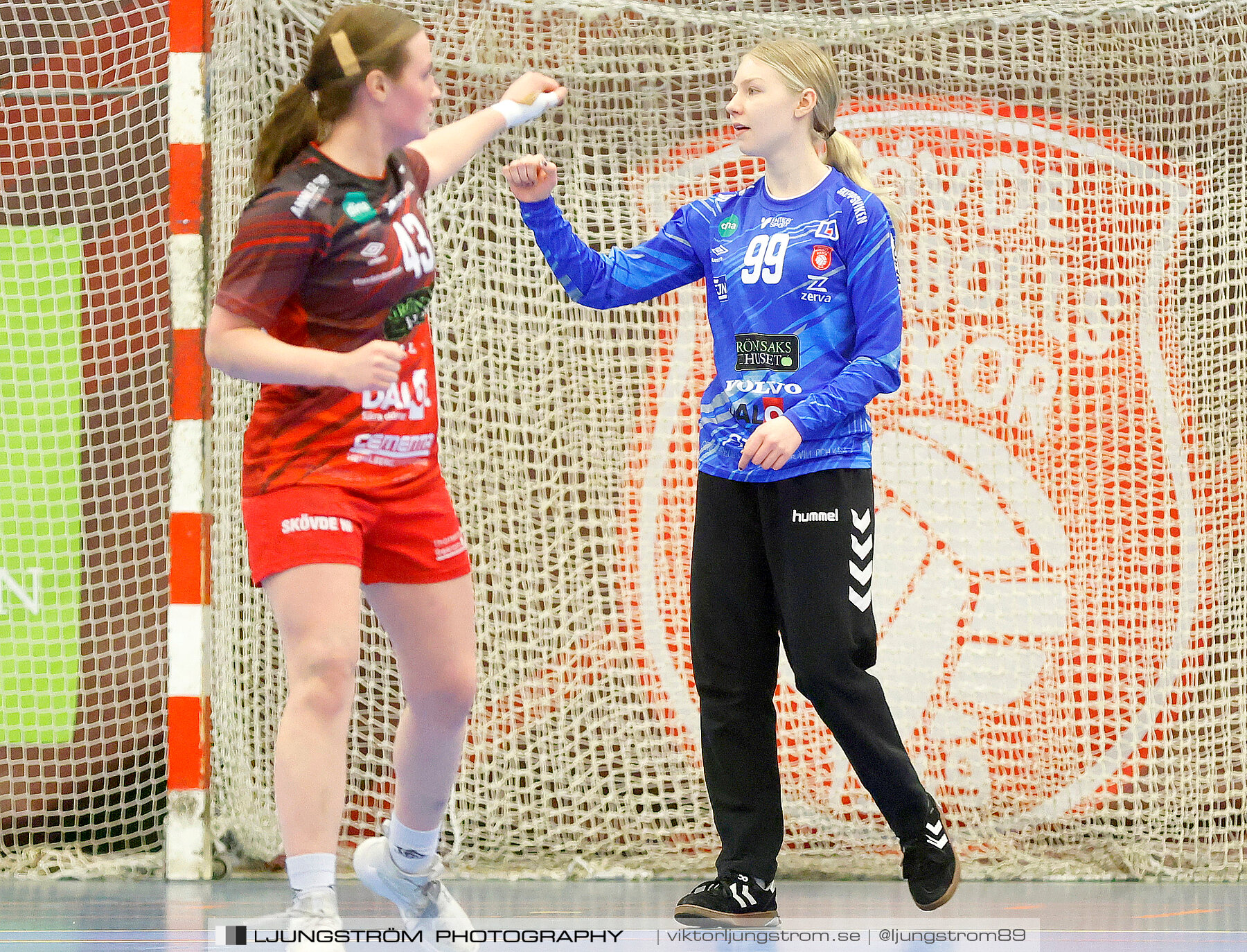 USM F16 Steg 3 Skövde HF Röd F05-HK Lidköping 40-22,dam,Skövde Idrottshall,Skövde,Sverige,Ungdoms-SM,Handboll,2022,273578