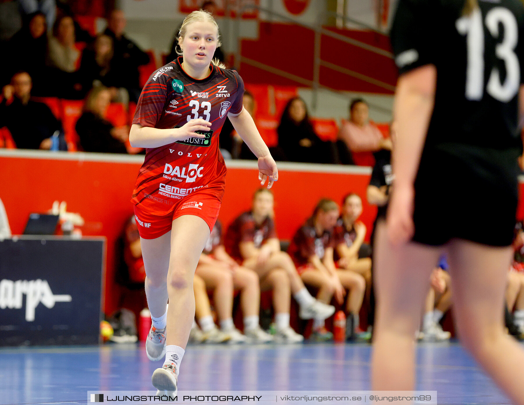 USM F16 Steg 3 Skövde HF Röd F05-HK Lidköping 40-22,dam,Skövde Idrottshall,Skövde,Sverige,Ungdoms-SM,Handboll,2022,273579