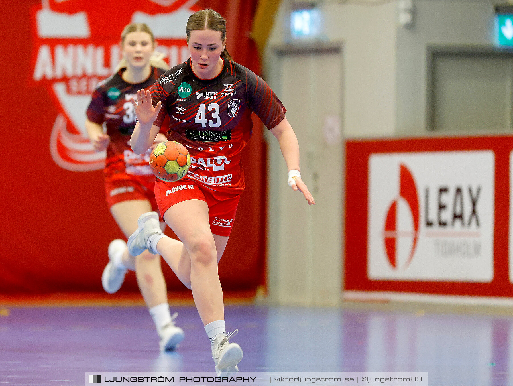 USM F16 Steg 3 Skövde HF Röd F05-HK Lidköping 40-22,dam,Skövde Idrottshall,Skövde,Sverige,Ungdoms-SM,Handboll,2022,273589