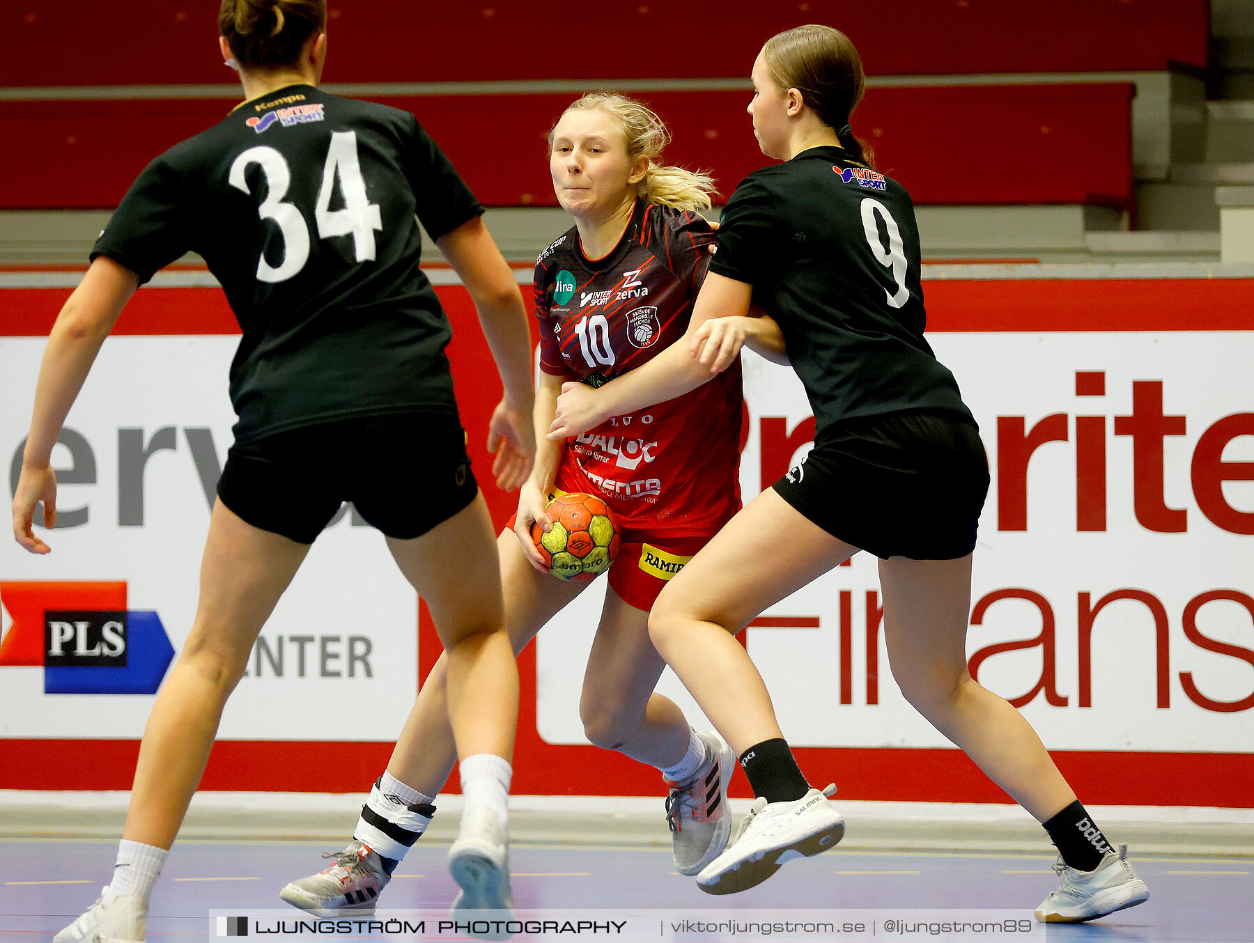 USM F16 Steg 3 Skövde HF Röd F05-HK Lidköping 40-22,dam,Skövde Idrottshall,Skövde,Sverige,Ungdoms-SM,Handboll,2022,273595